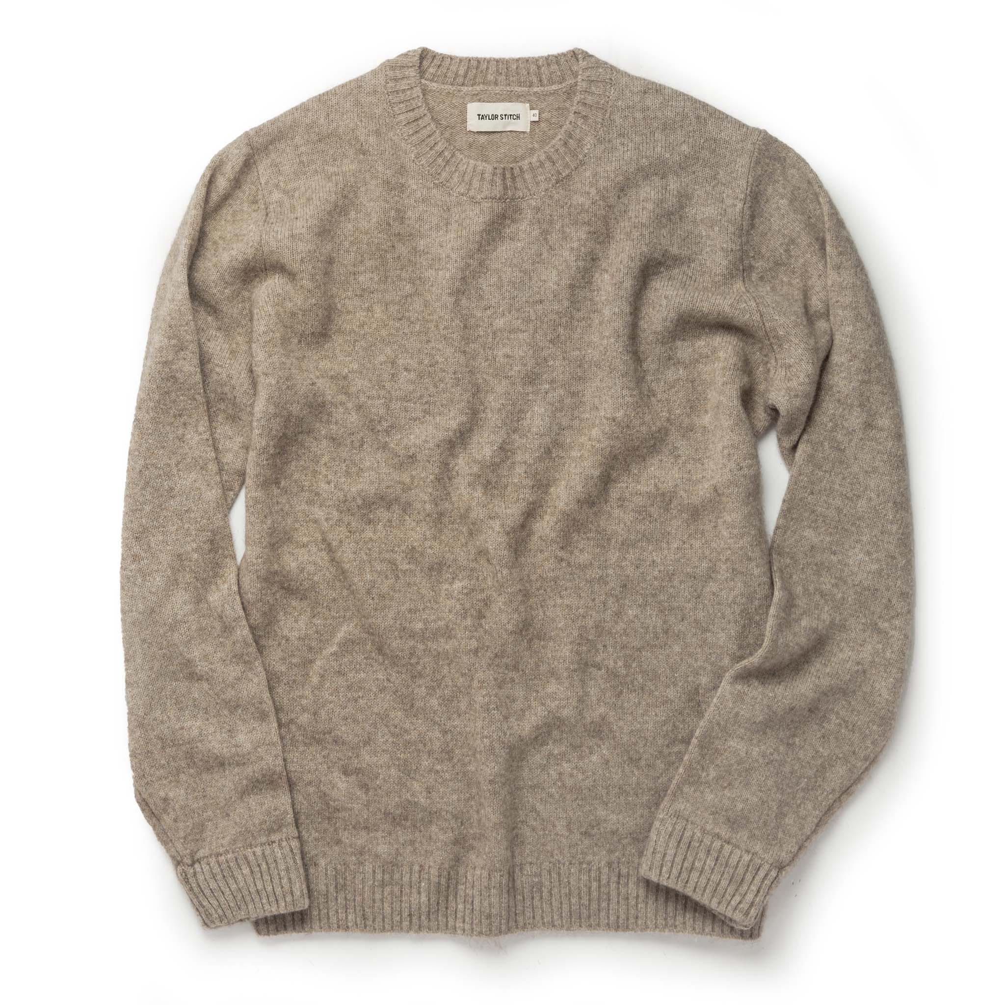 The Lodge Sweater in Heather Oat