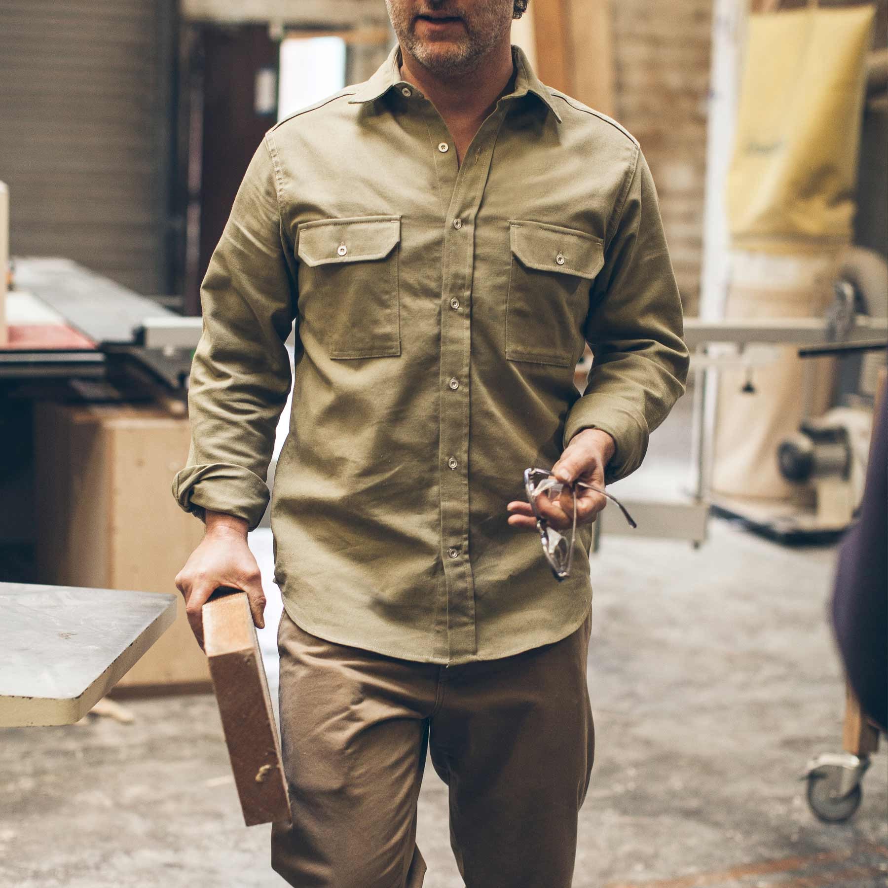 The Chore Shirt in Sage