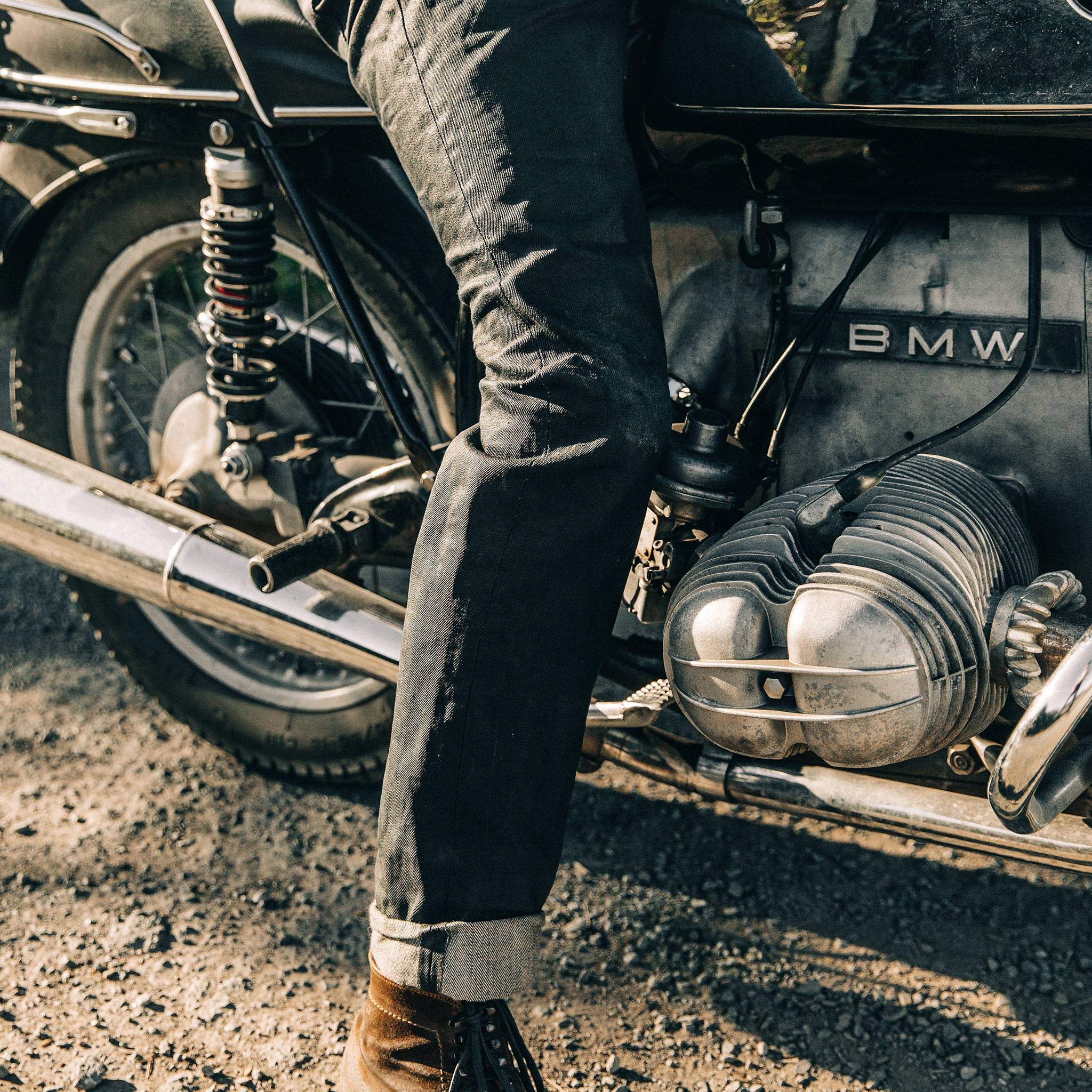 The Slim Jean in Black Over-dye Selvage