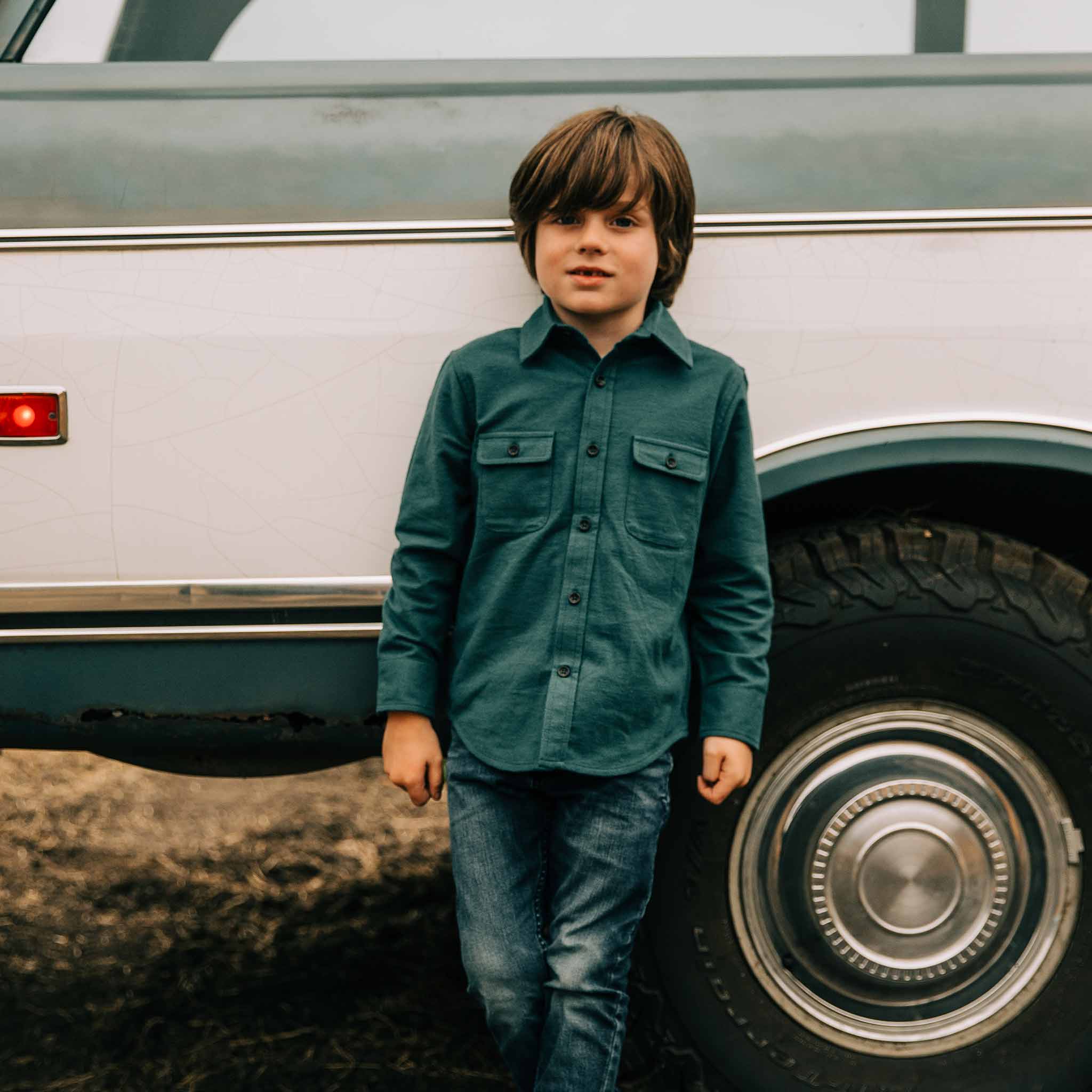 The Little Yosemite Shirt in Deep Ocean