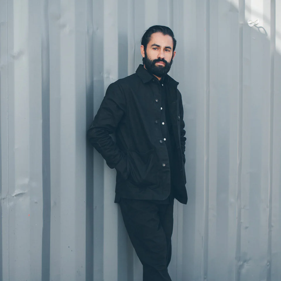 The Project Jacket in Black Water Repellent Canvas