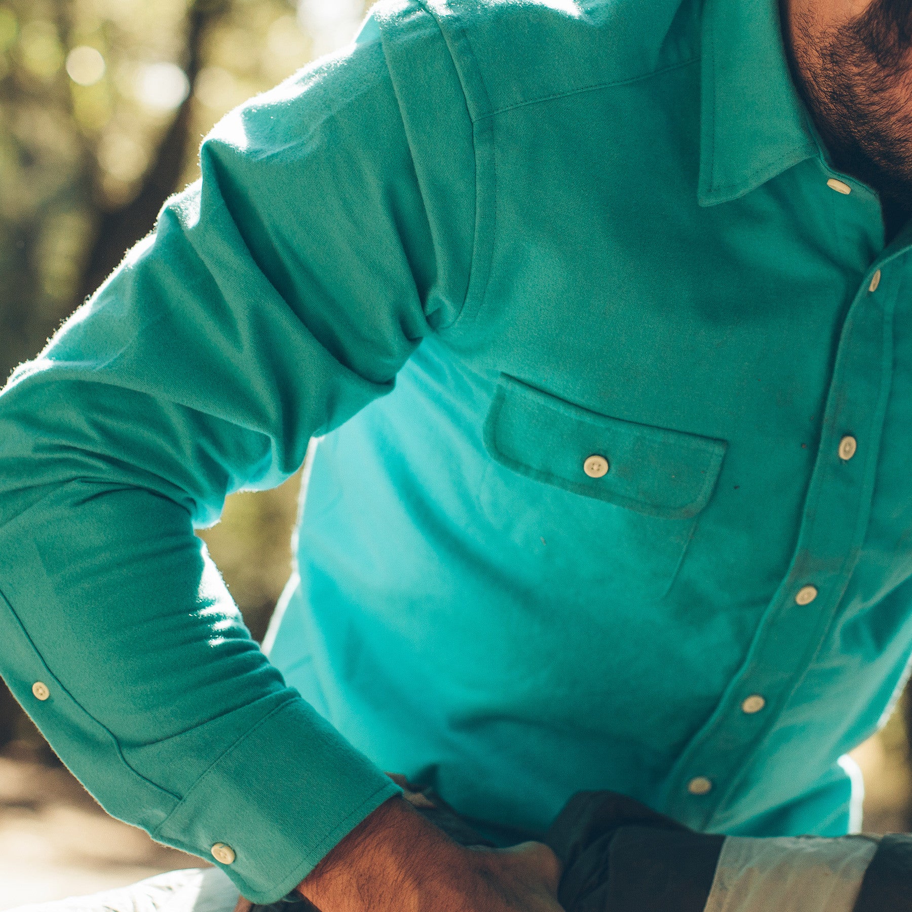 The Yosemite Shirt in Turquoise