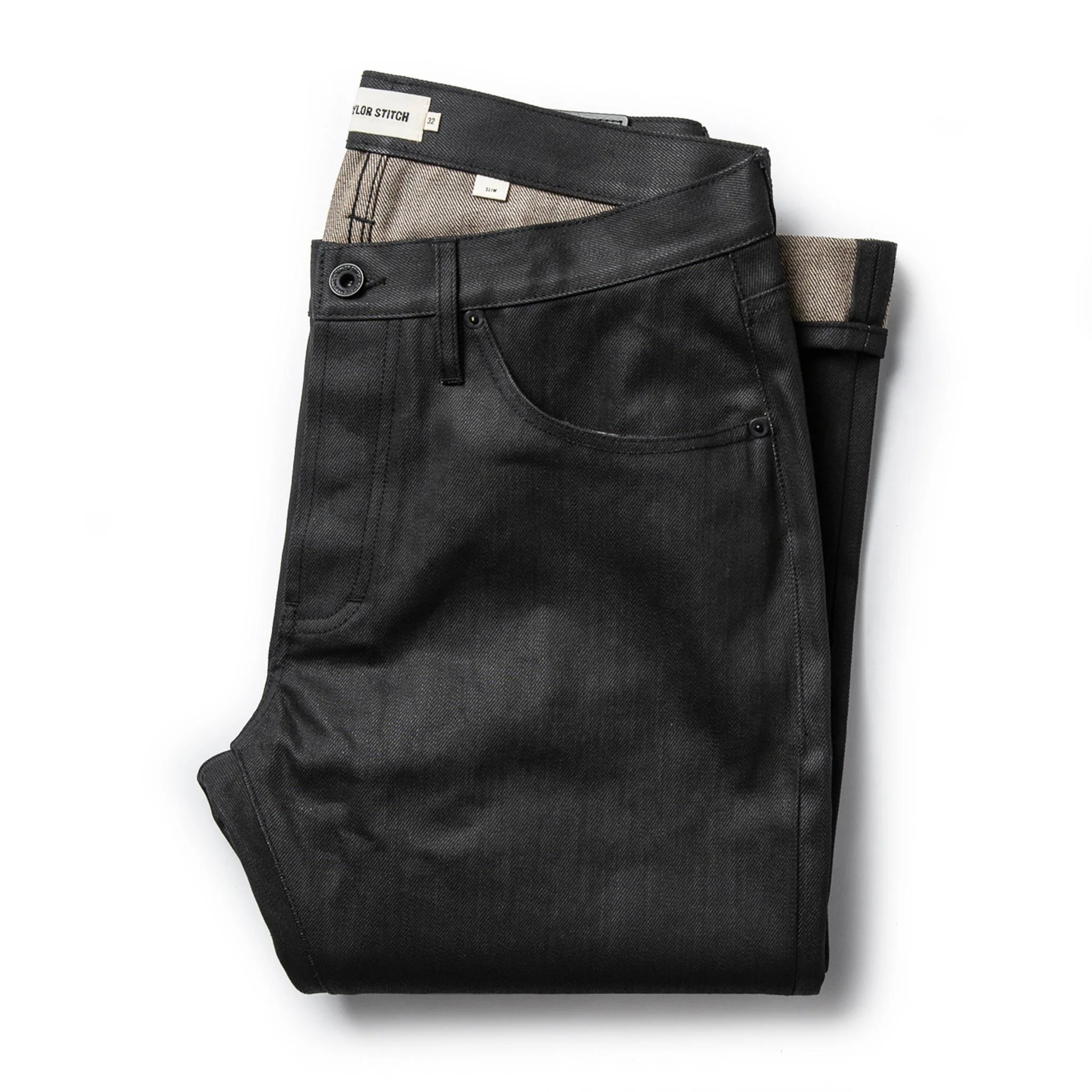 The Slim Jean in Black Over-dye Selvage