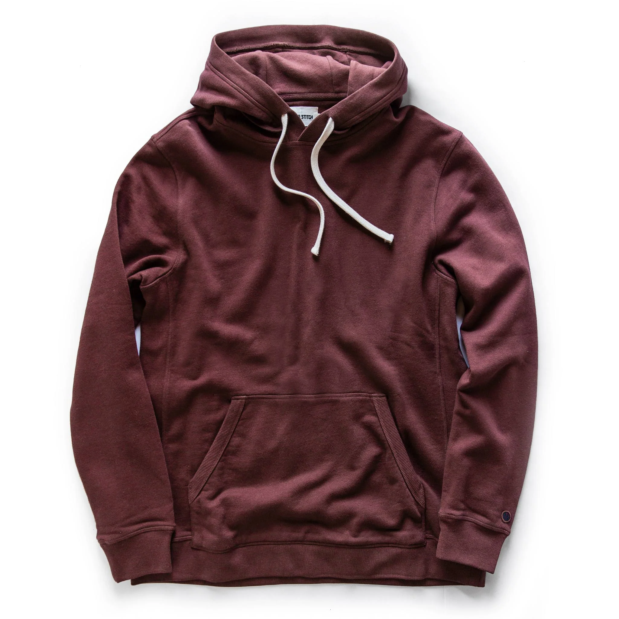 The Fillmore Hoodie in Burgundy Terry