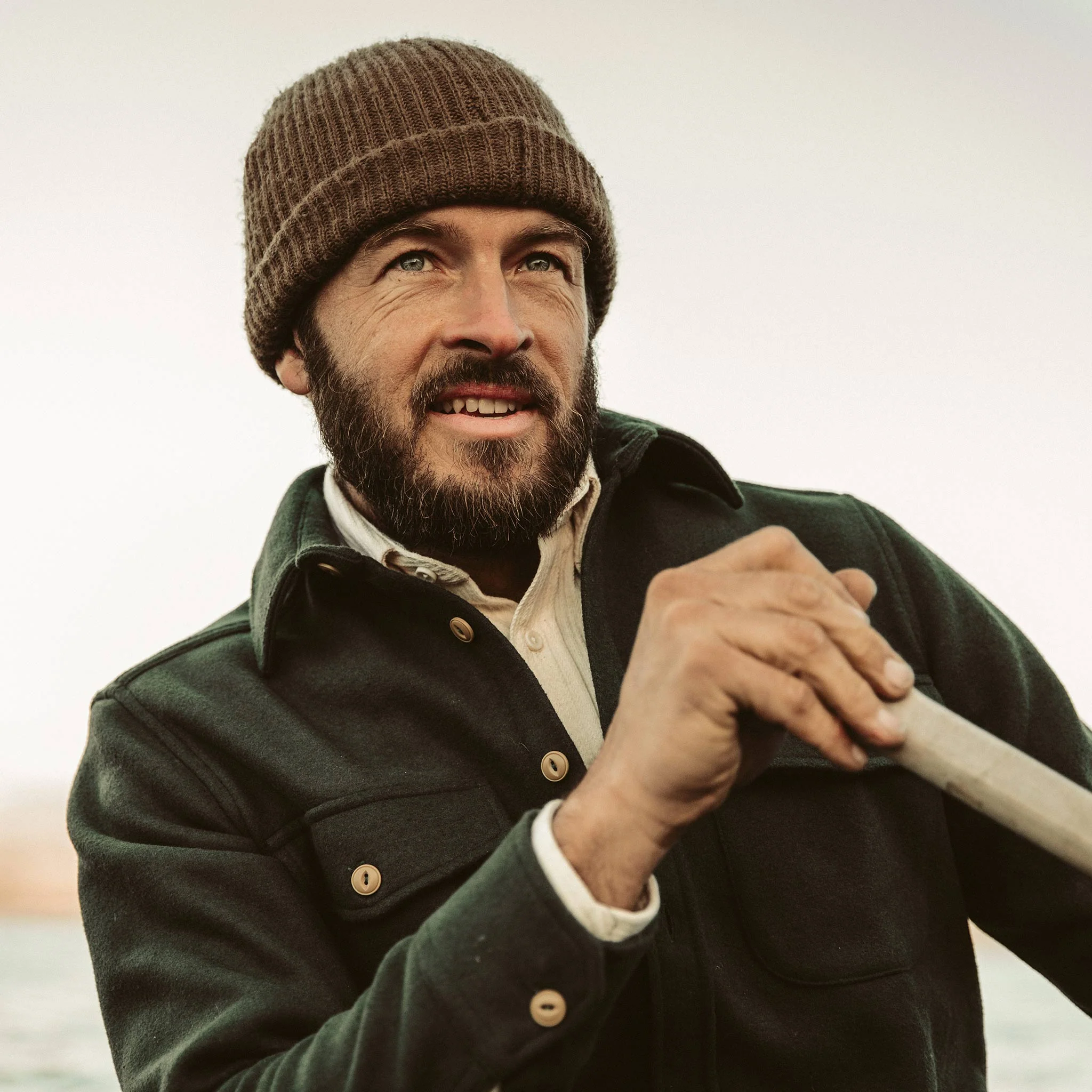 The Maritime Shirt Jacket in Olive