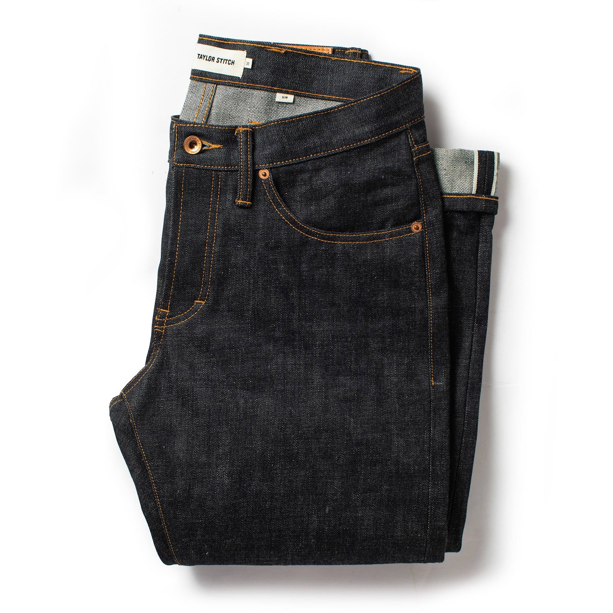 The Slim Jean in Natural Indigo Selvage