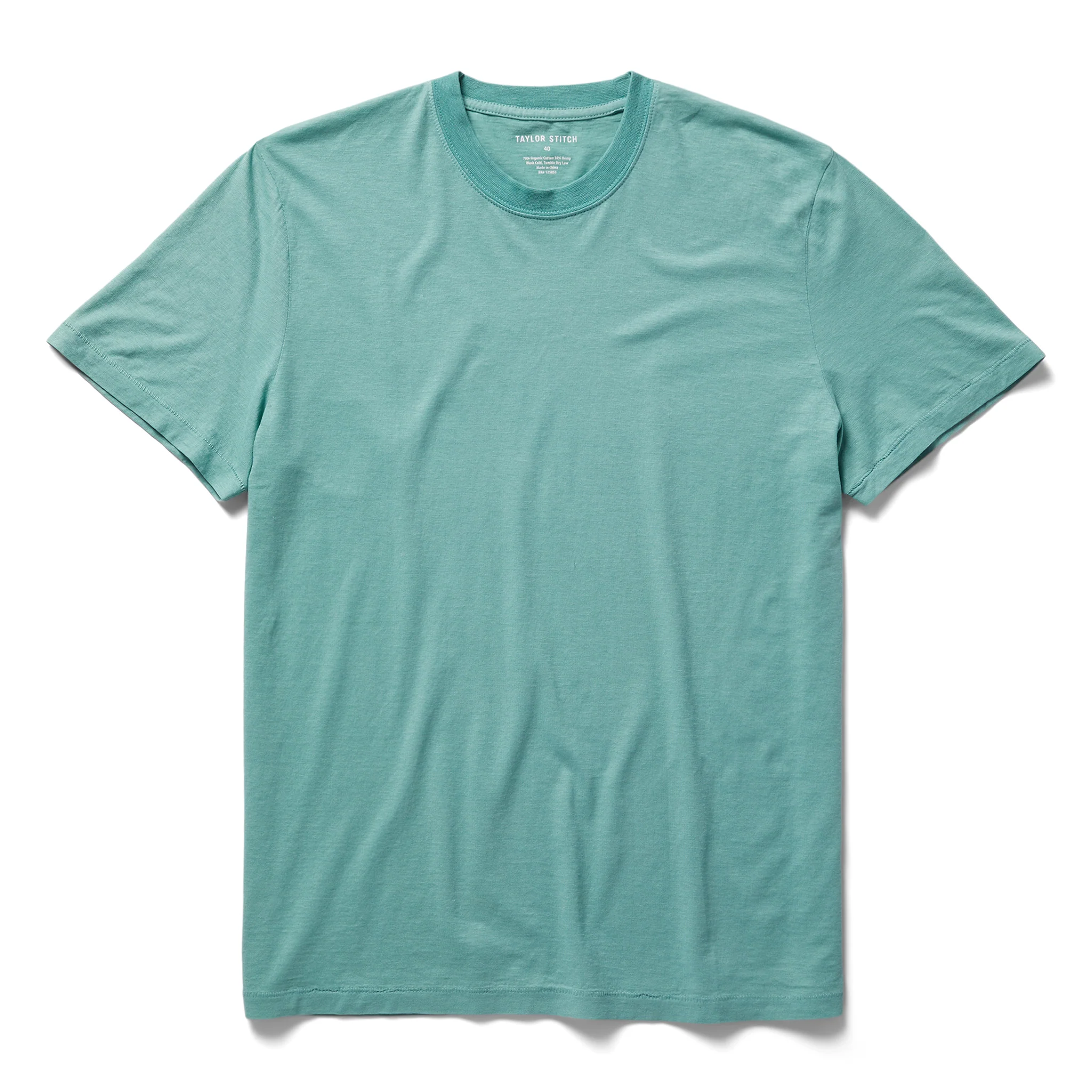 The Cotton Hemp Tee in Teal