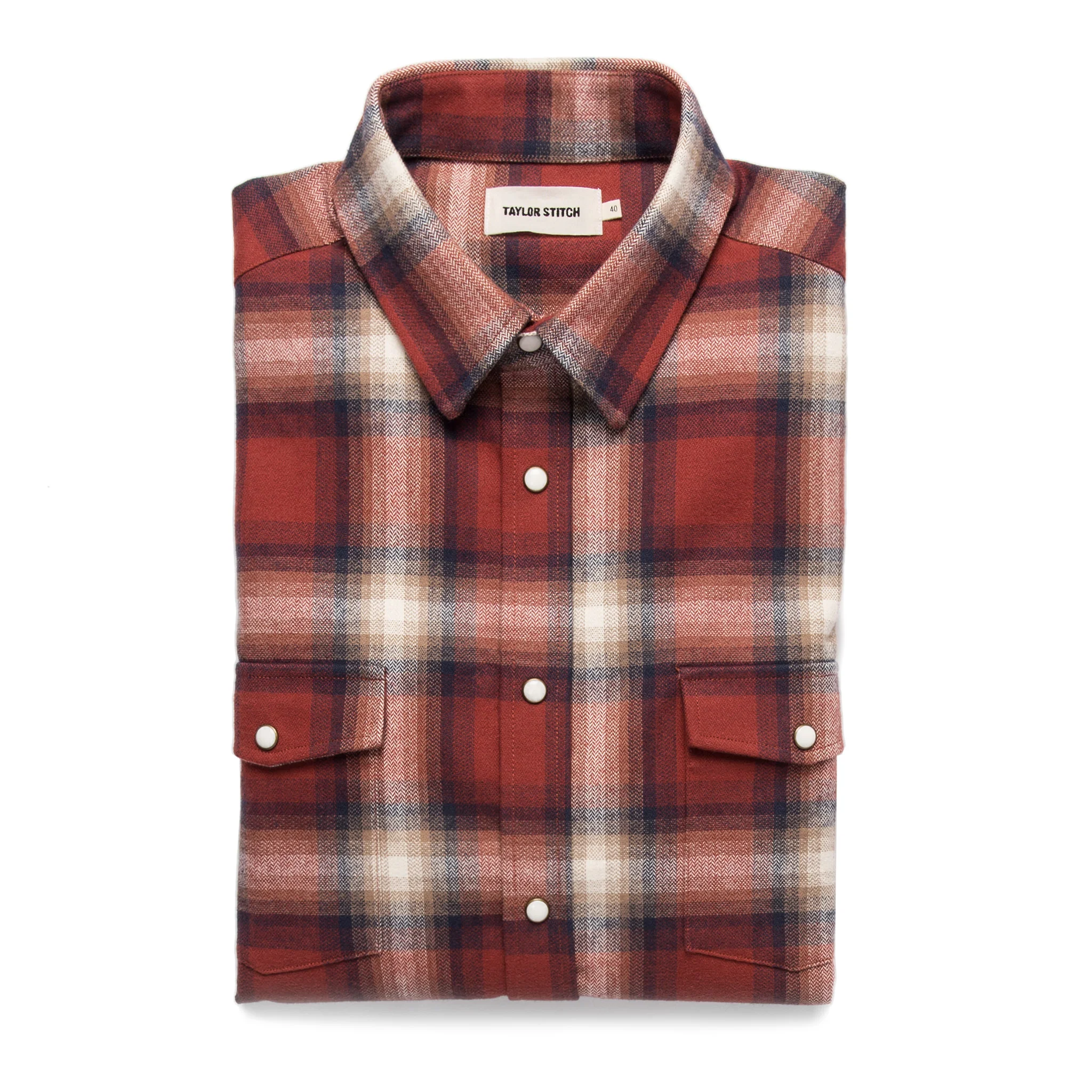 The Glacier Shirt in Red Plaid