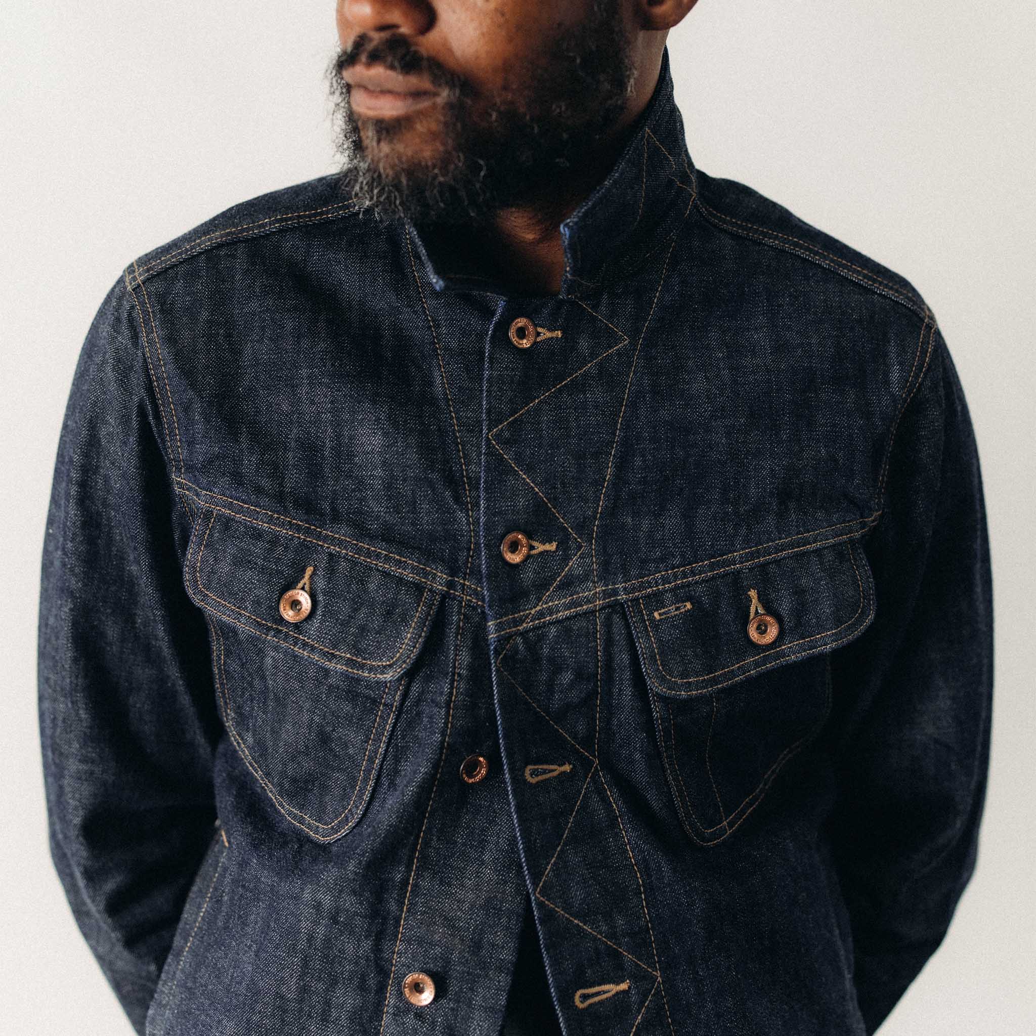 The Long Haul Jacket in Rinsed Organic Selvedge