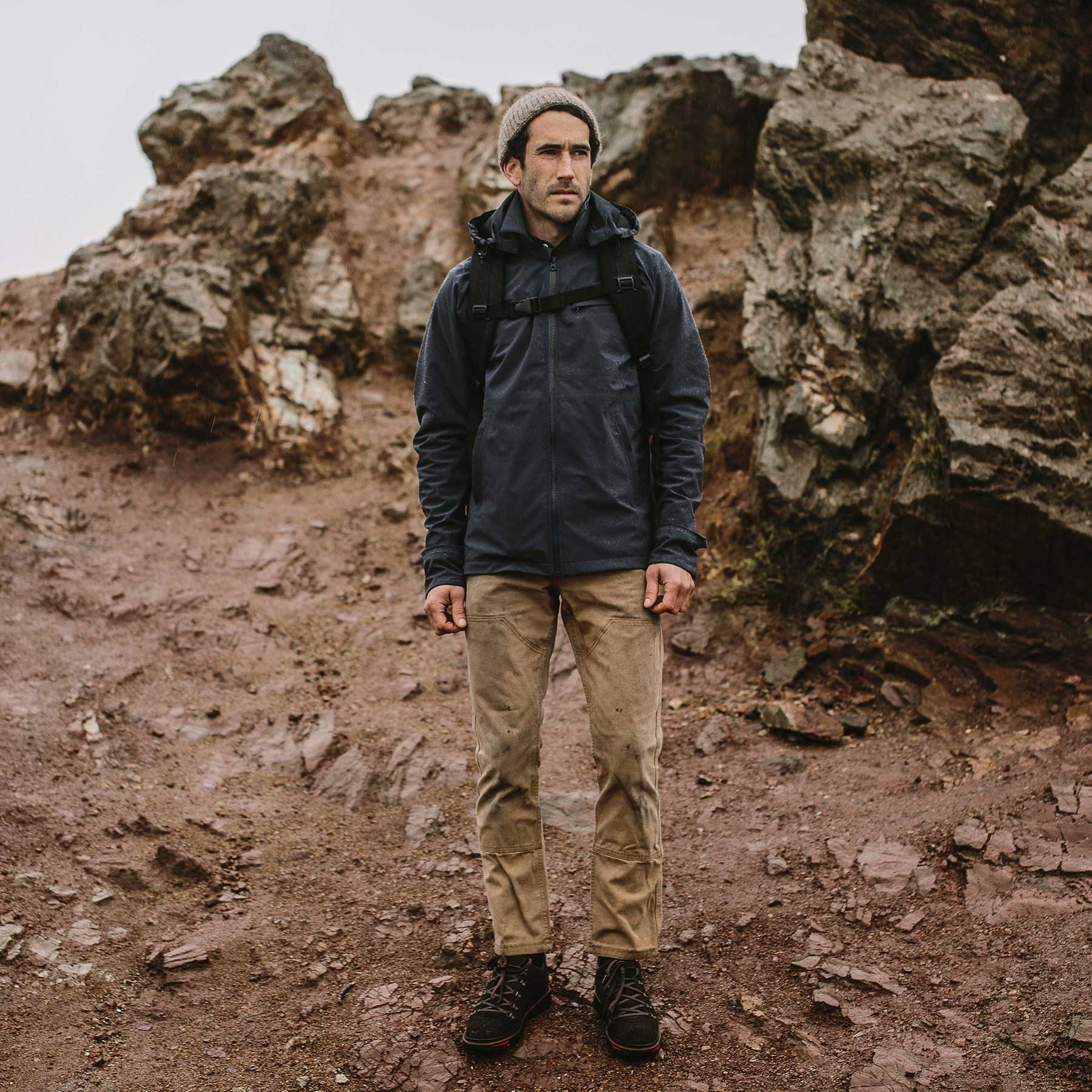 The Reyes Jacket in Dark Slate