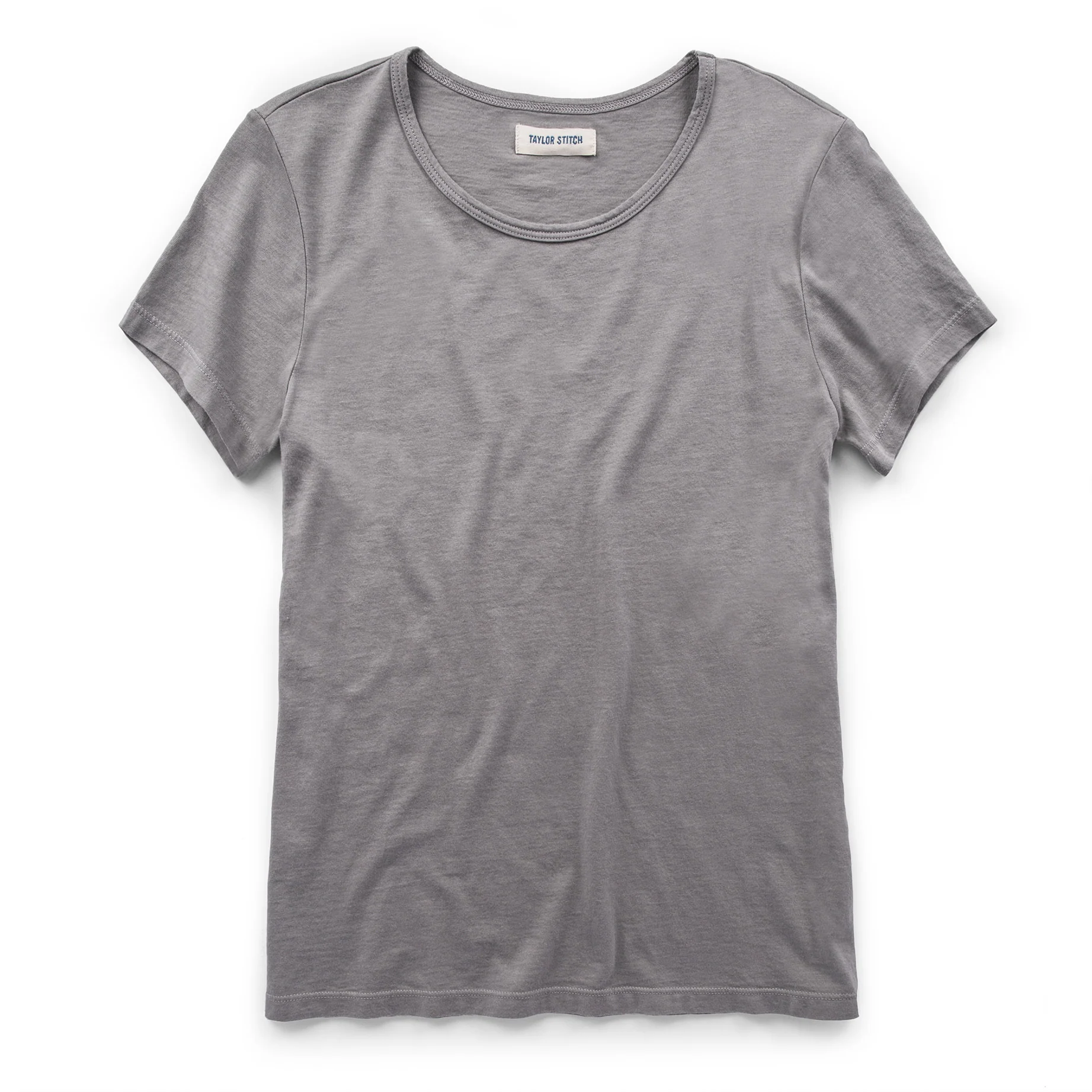 The Elle Crewneck Tee in Heather Grey