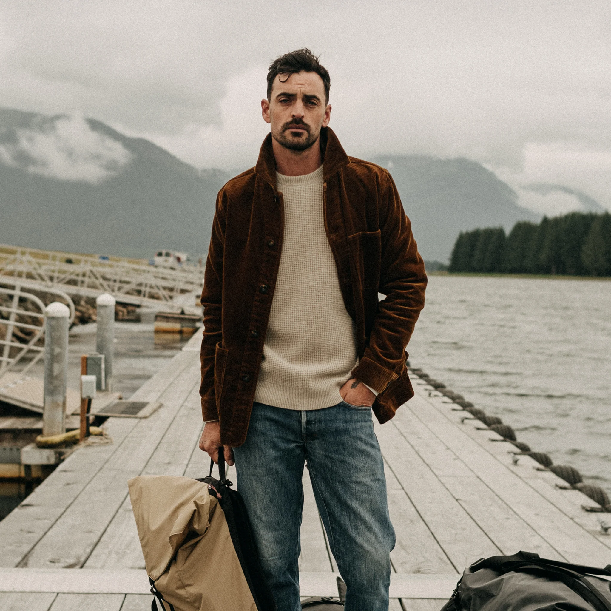 The Ojai Jacket in Bourbon Corduroy