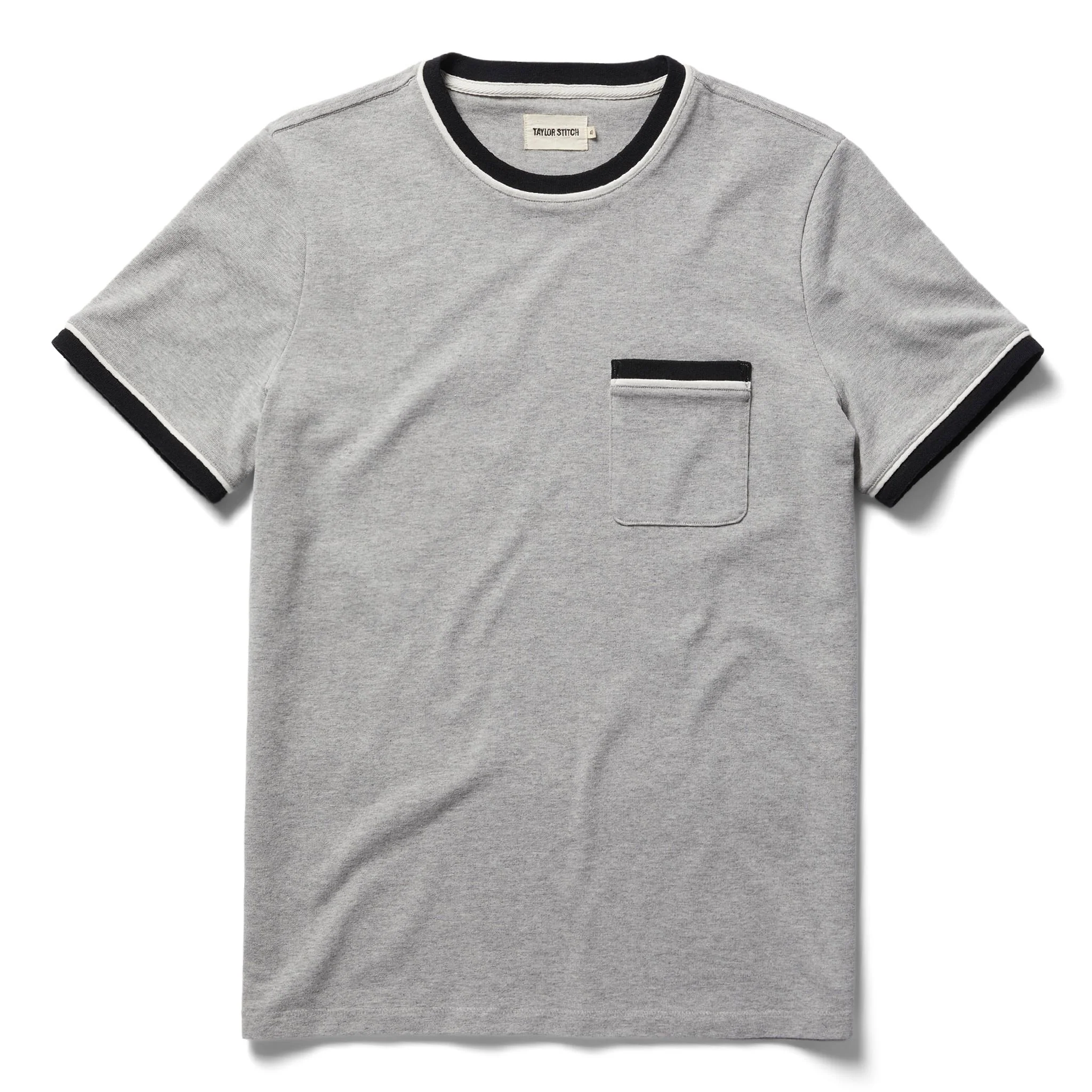 The Heavy Bag Ringer Tee in Aluminum