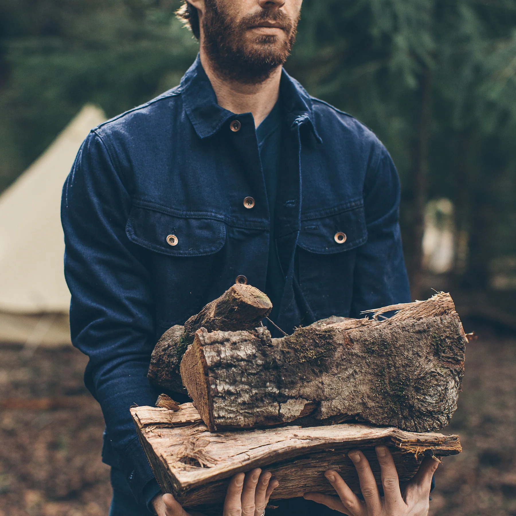 The Long Haul Jacket in Indigo Selvage Twill