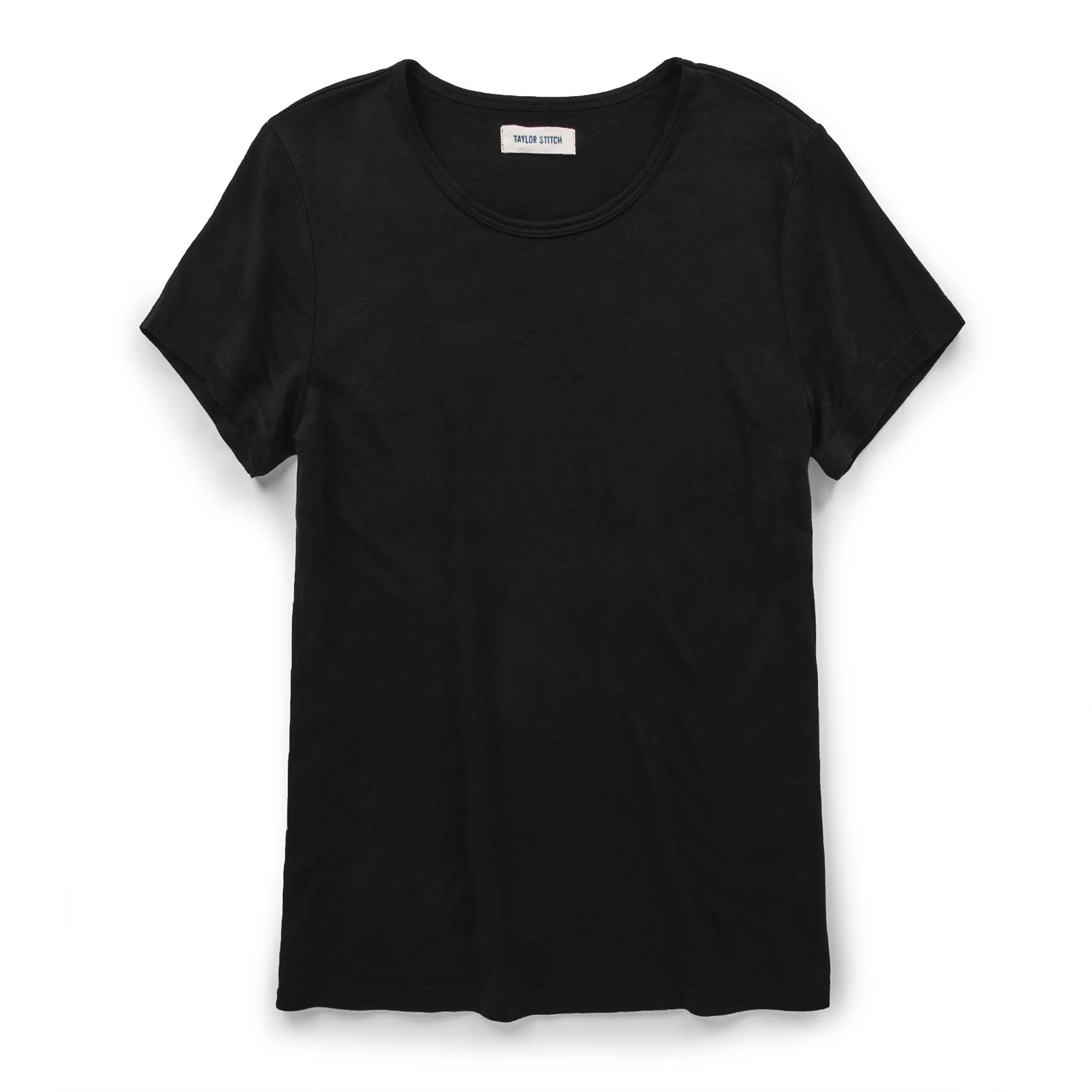 The Elle Crewneck Tee in Noir