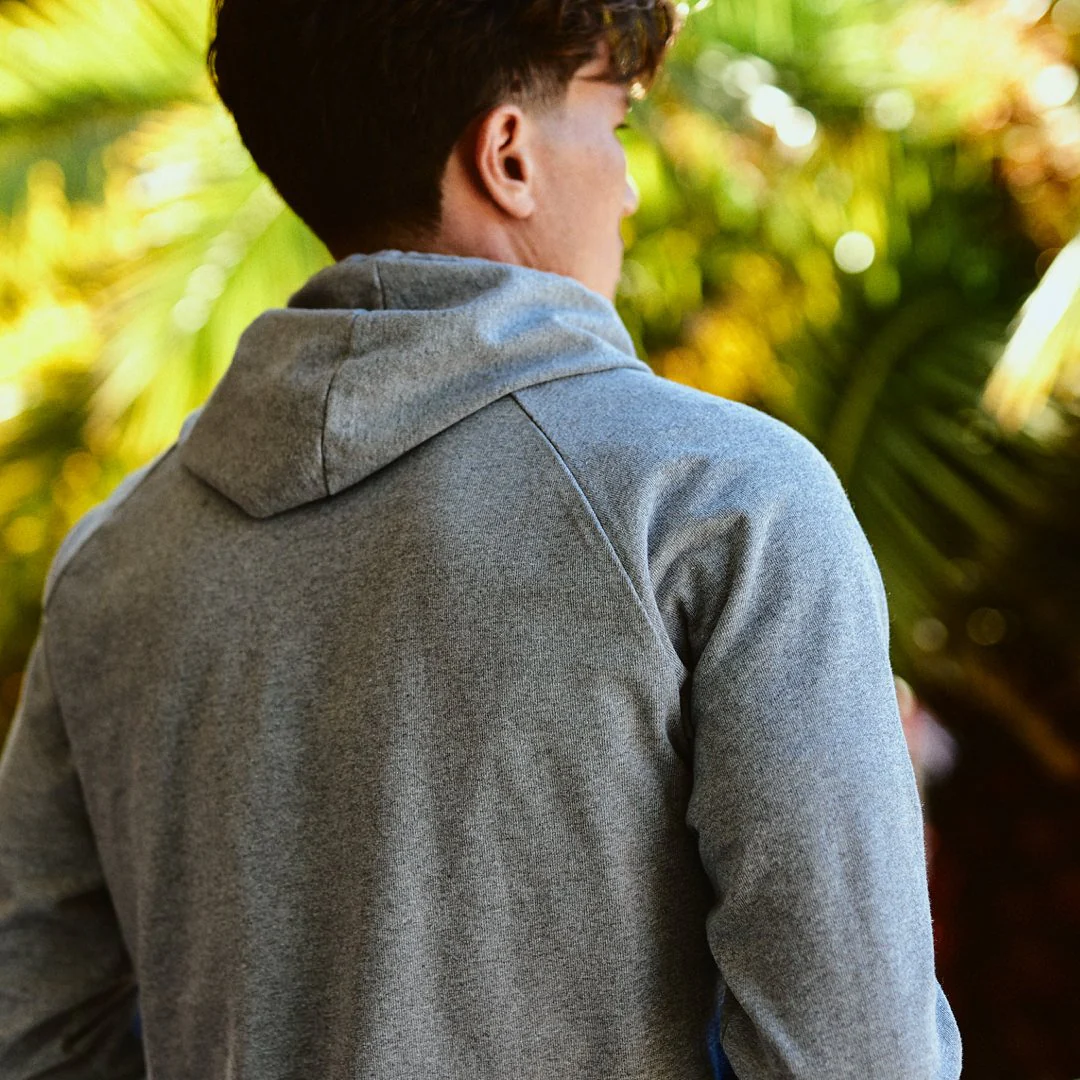 The Heavy Bag Hoodie in Heather Grey