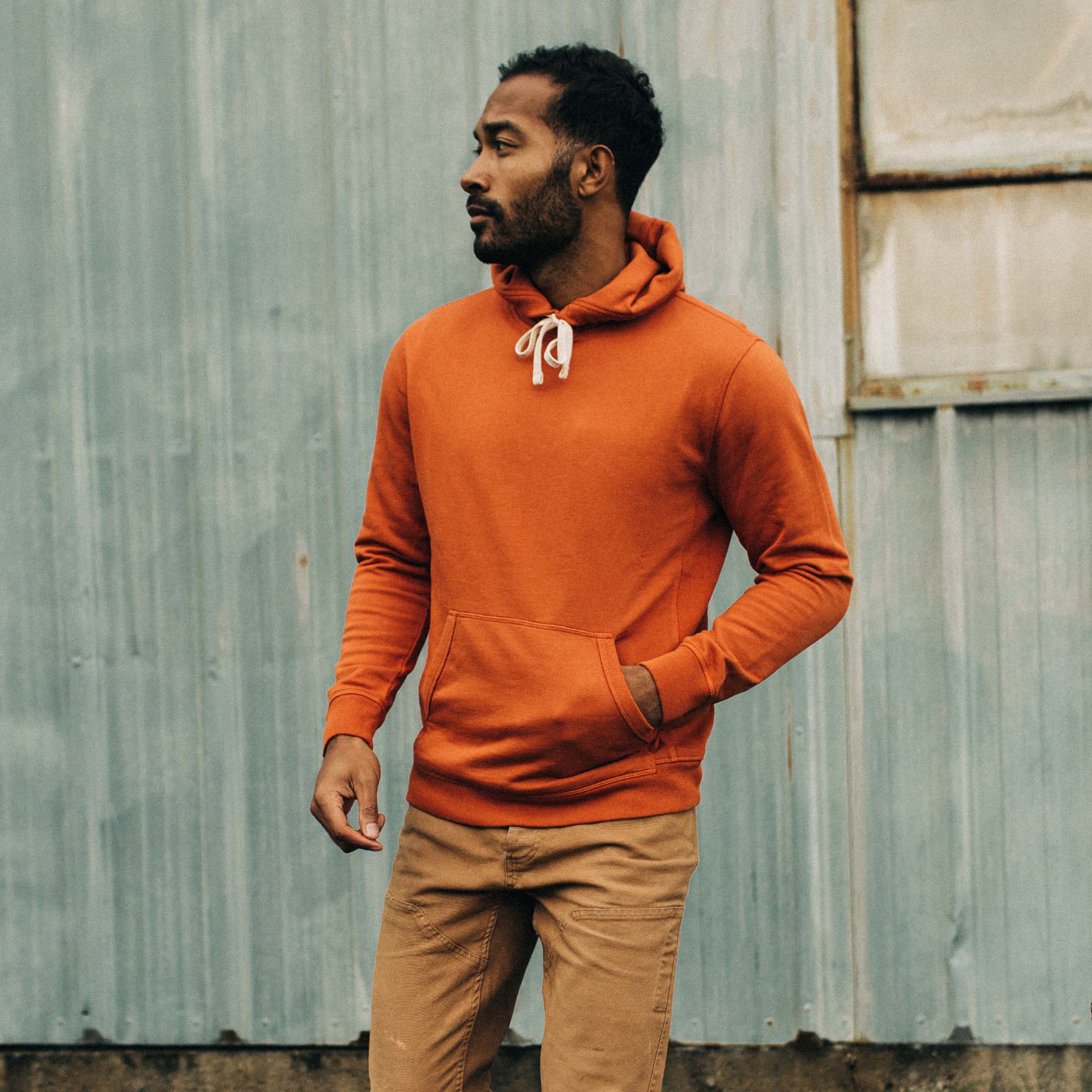 The Fillmore Hoodie in Rust