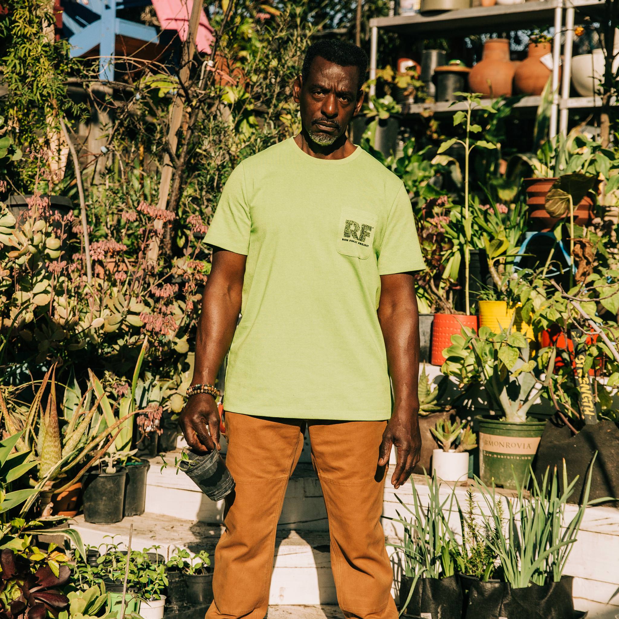 The Heavy Bag Tee in Chlorophyll