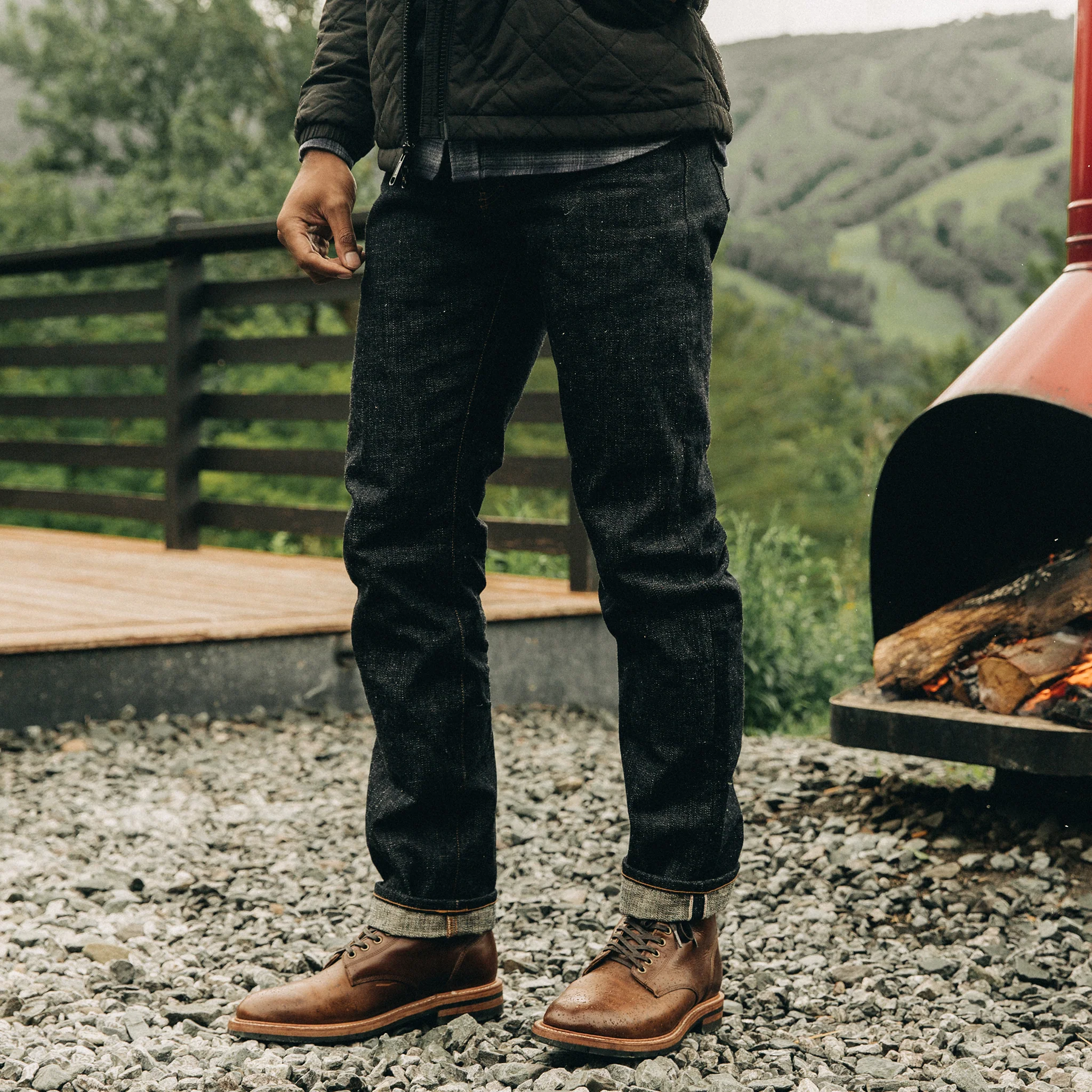 The Democratic Jean in Umeda Selvage