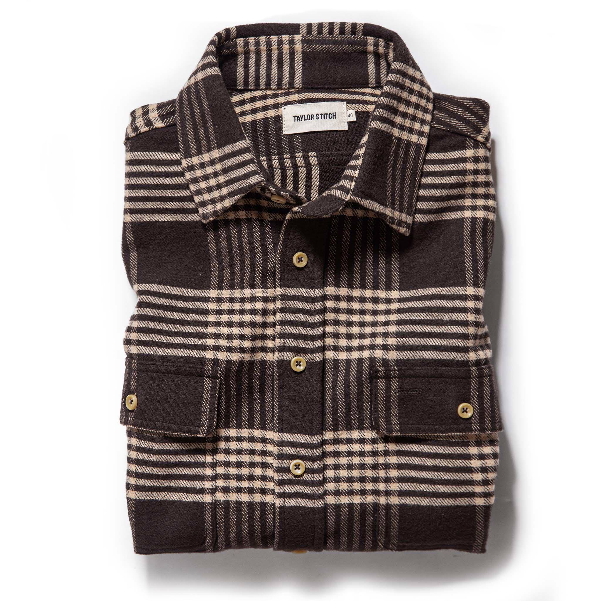 The Ledge Shirt in Espresso Plaid