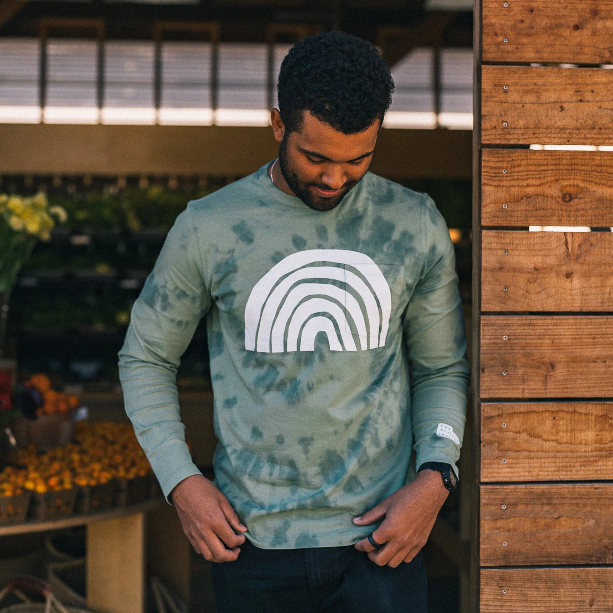 The Organic Cotton Long Sleeve Tee in Ecology Center