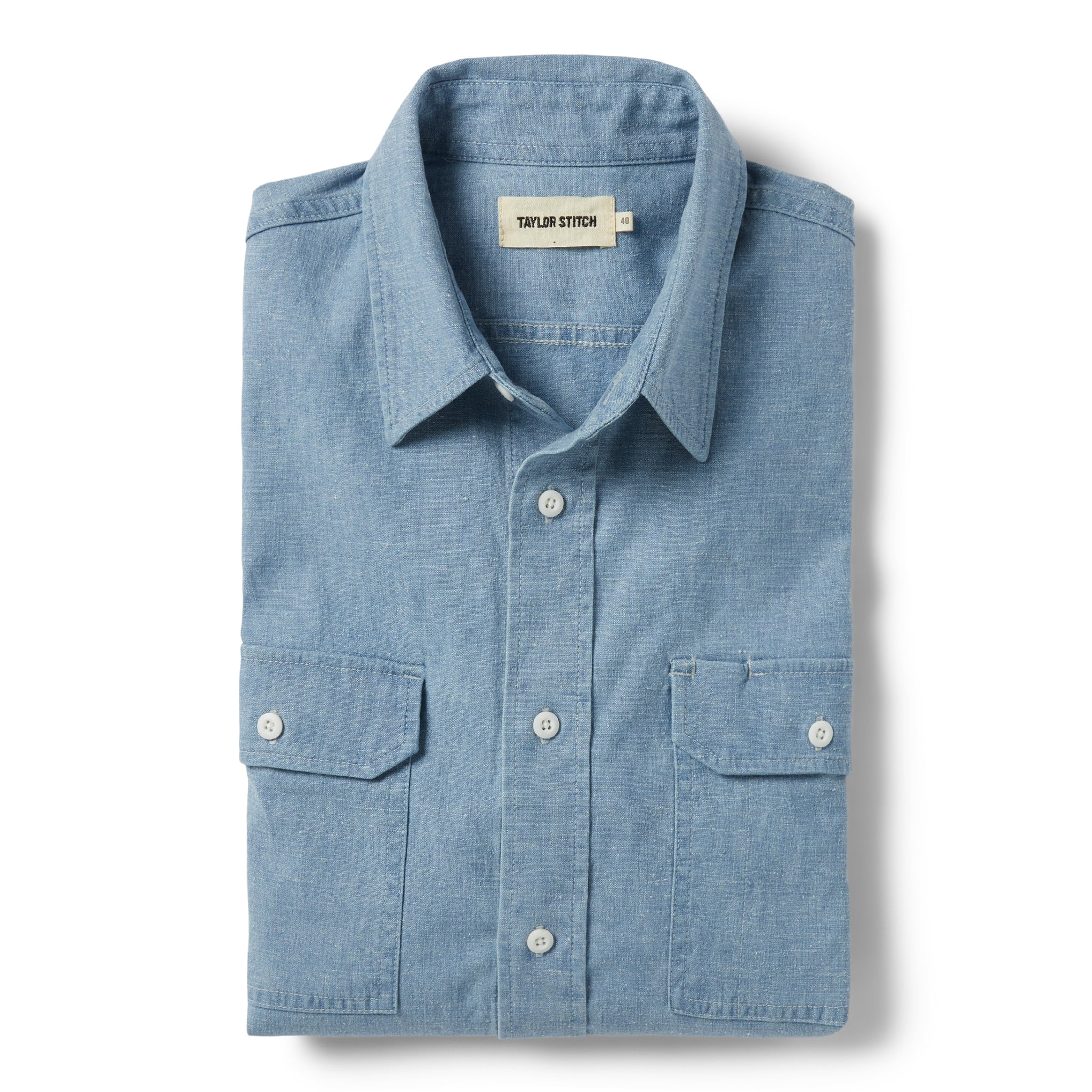 The Chore Shirt in Washed Indigo Boss Duck