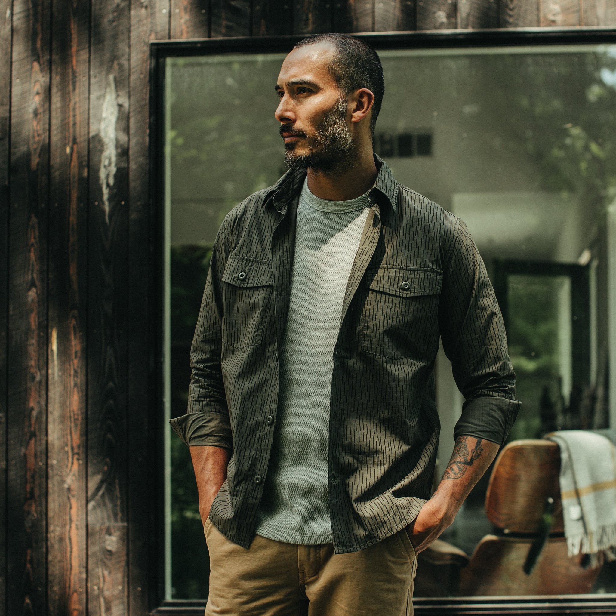 The Point Shirt in Rain Drop Camo