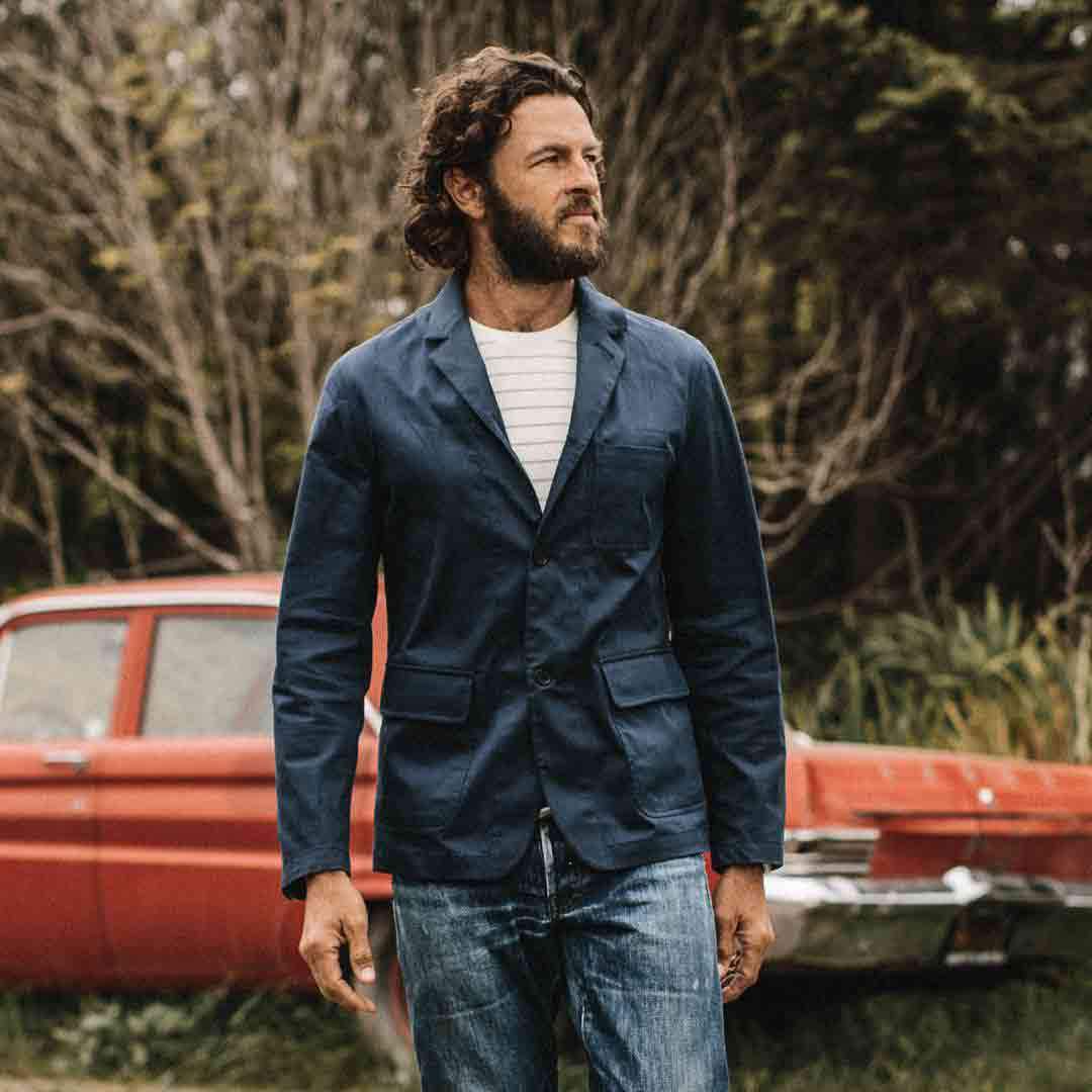 The Gibson Jacket in Light Navy