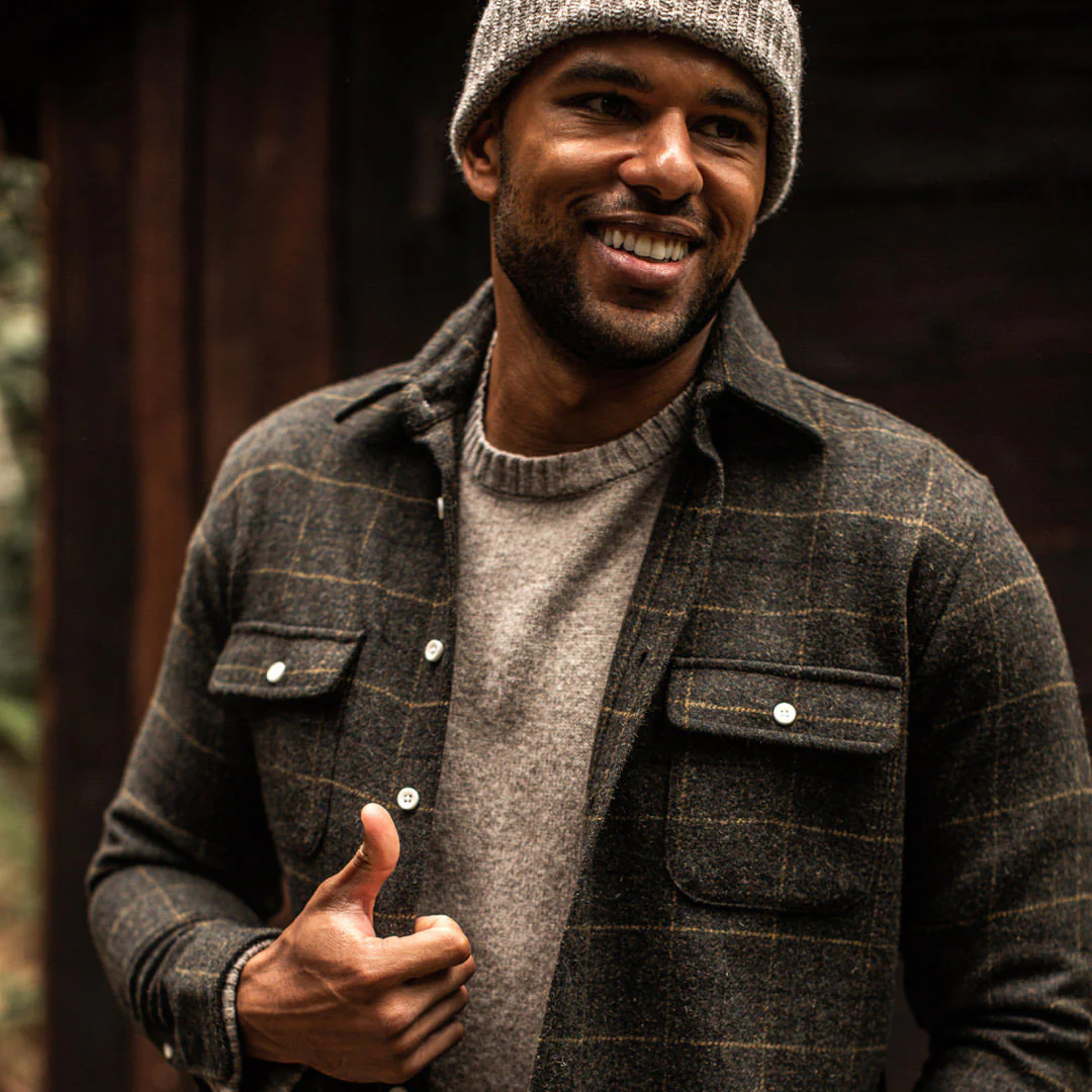 The Leeward Shirt in Olive Plaid