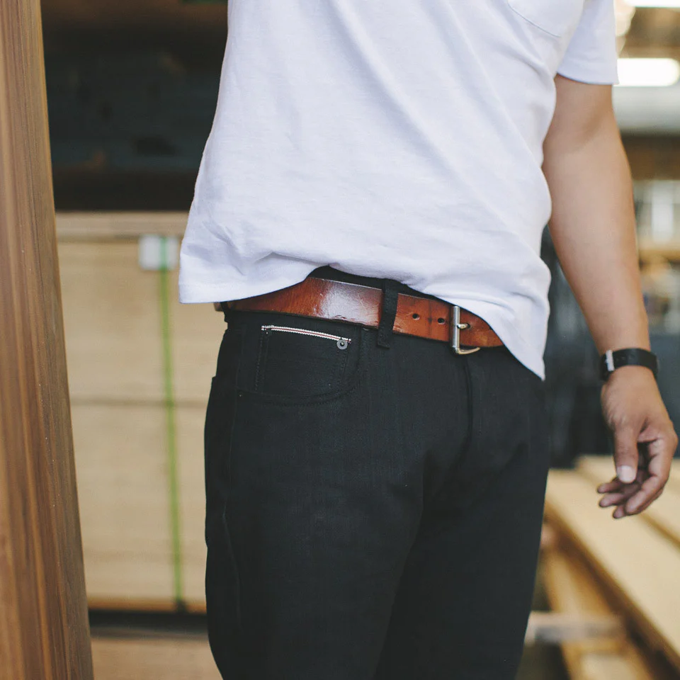 The Democratic Jean in Black Italian Selvage