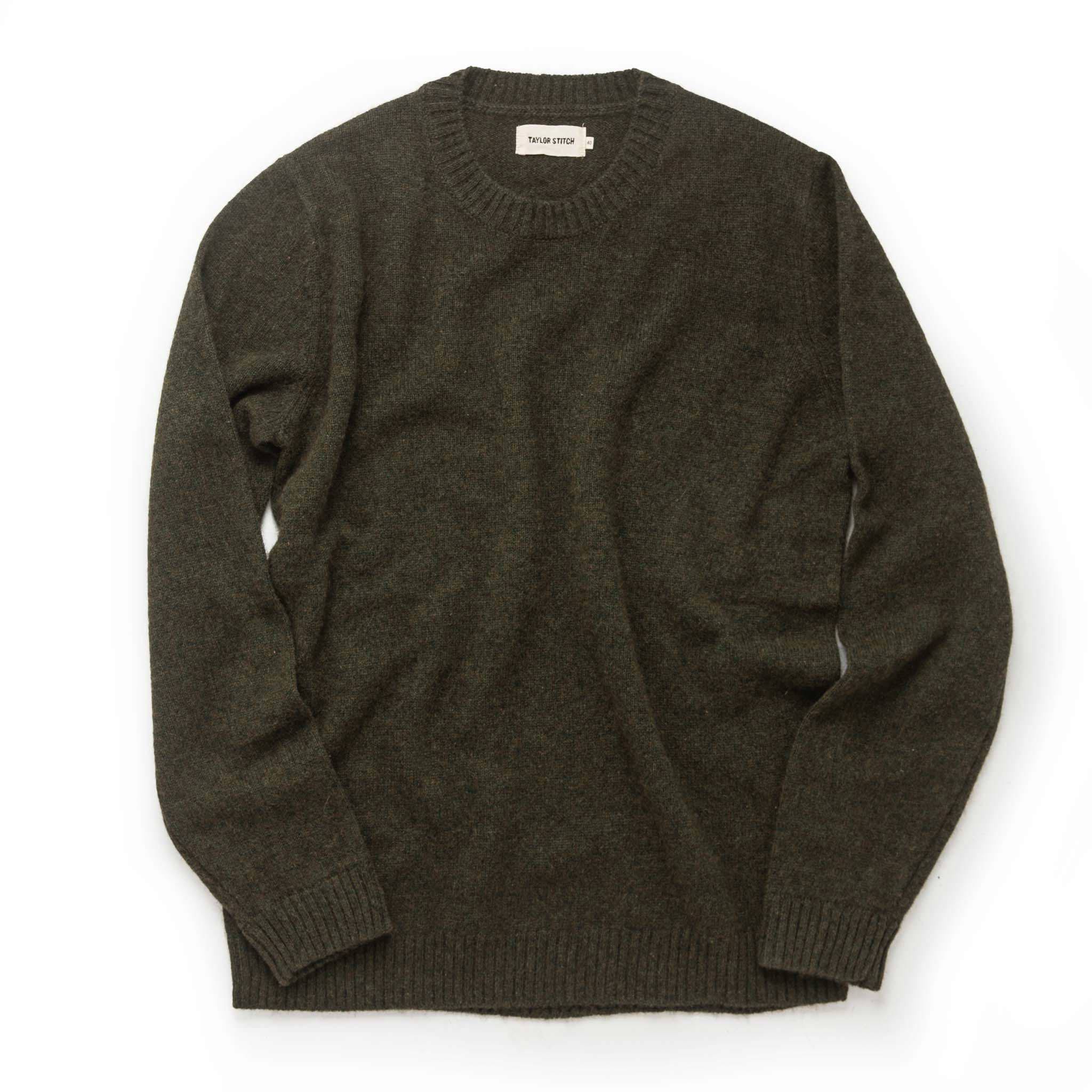 The Lodge Sweater in Heather Forest