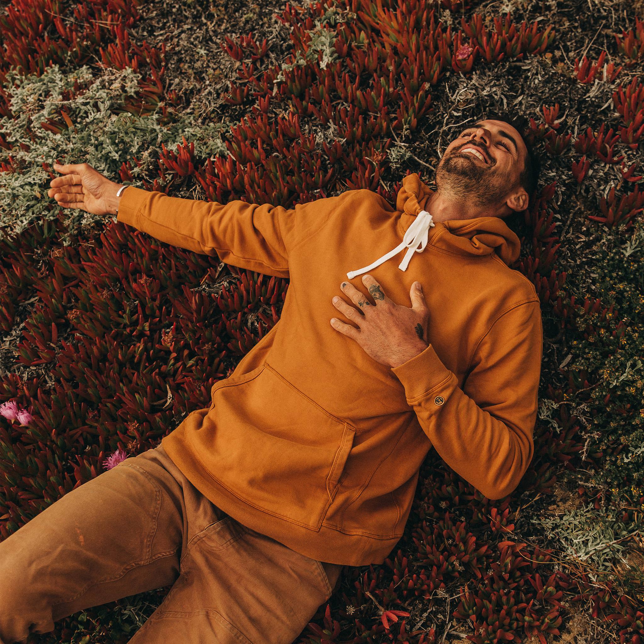 The Fillmore Hoodie in Saffron Terry