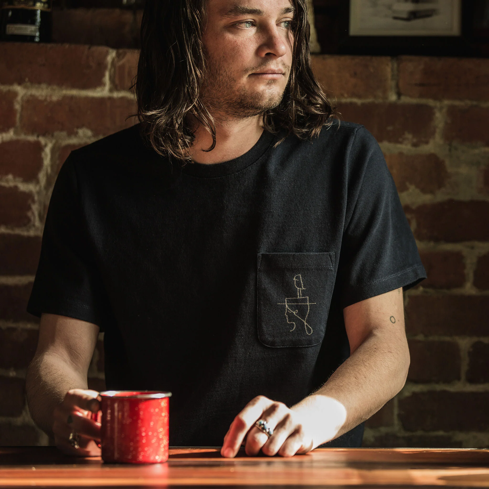 The Heavy Bag Tee in Lady Bird