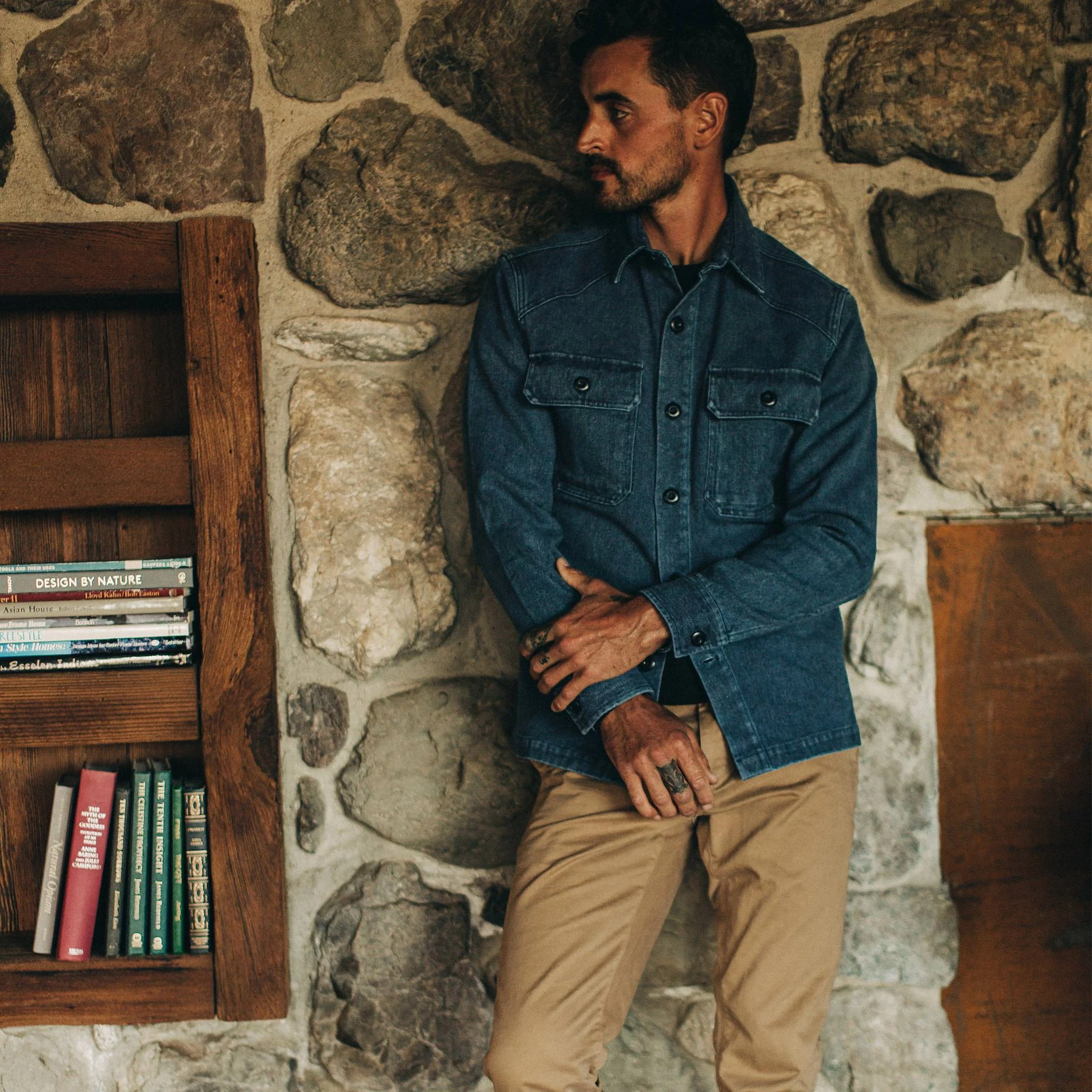 The Shop Shirt in Indigo Boss Duck