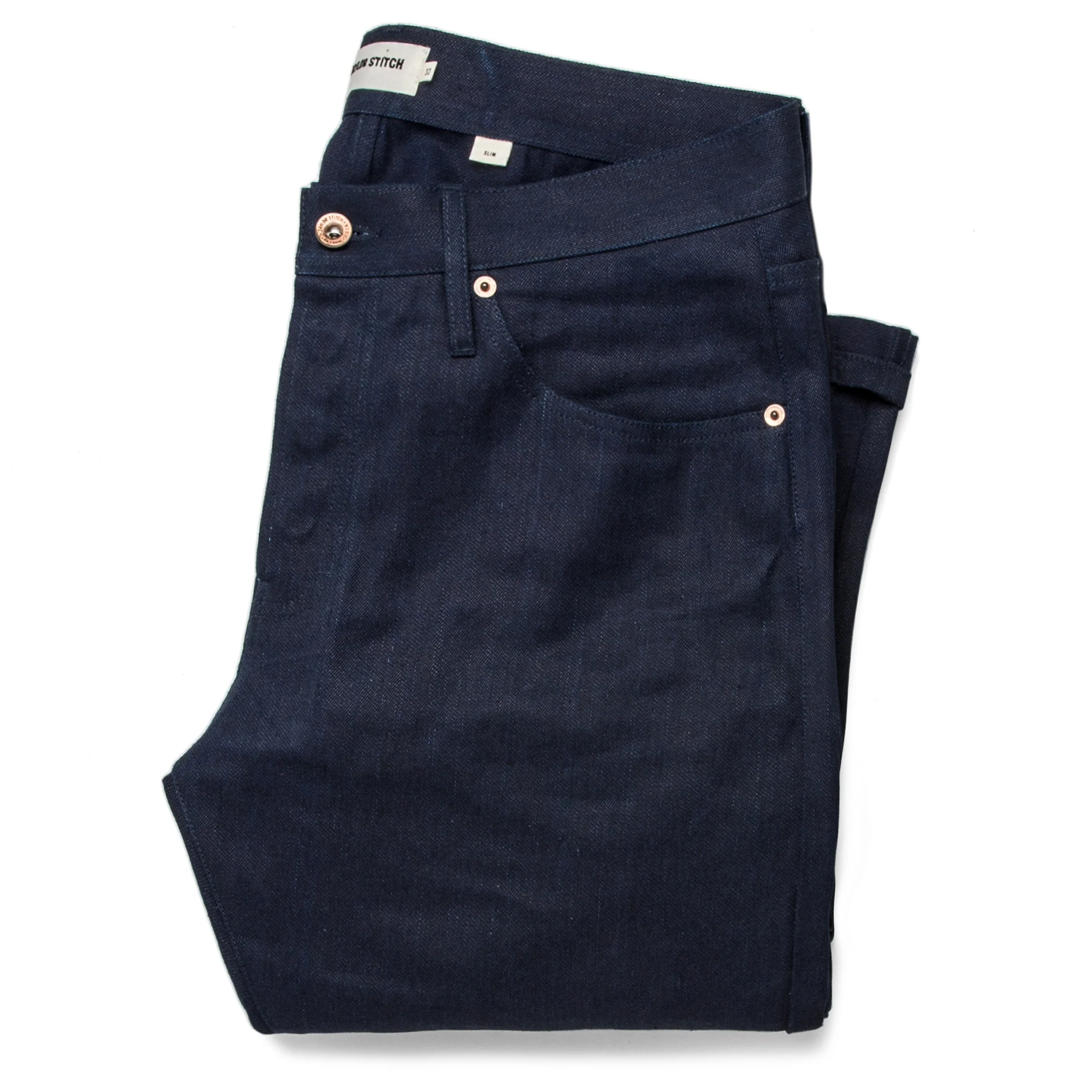 The Slim Jean in Double Indigo Standard
