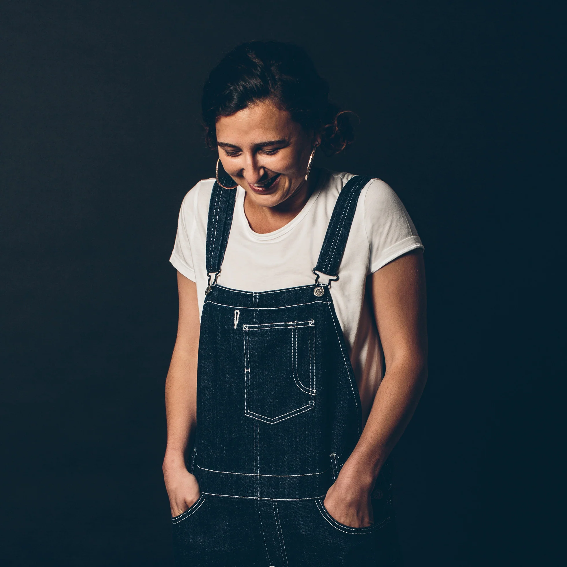 The Elle Crewneck Tee in Ivory