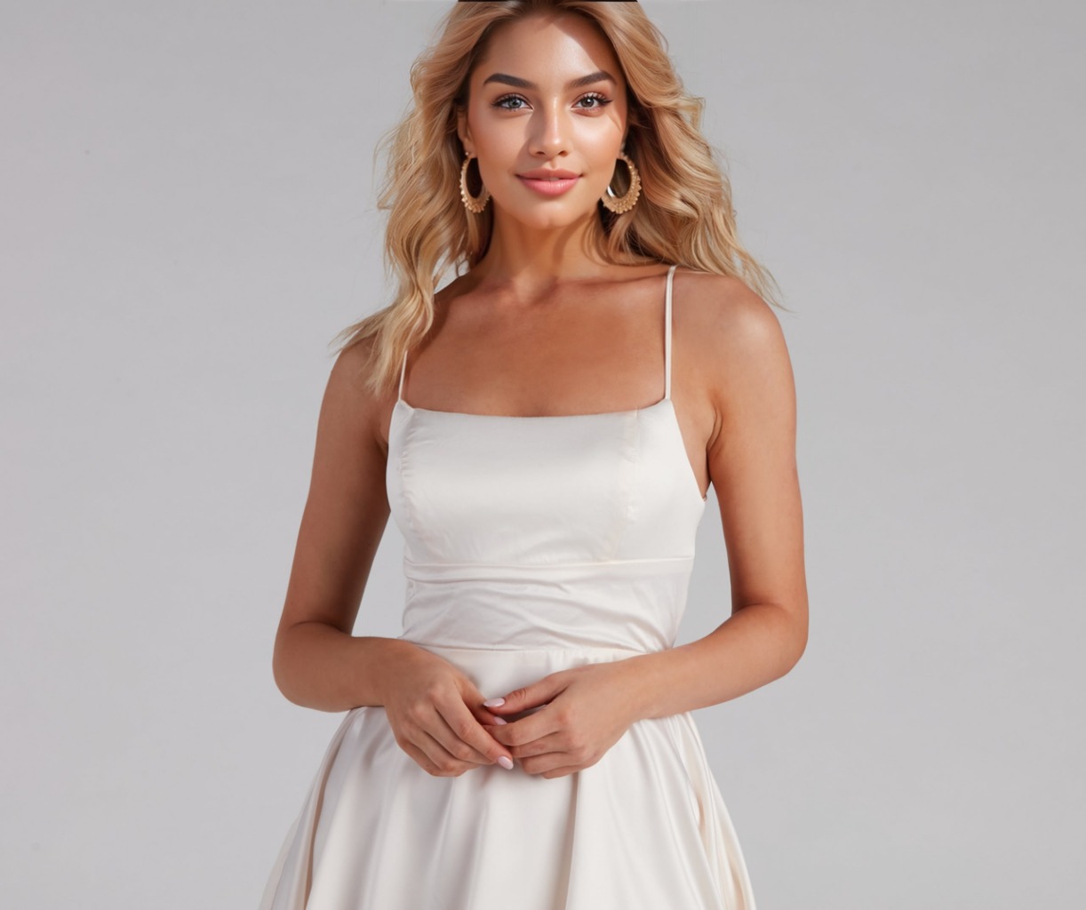 Sonya Satin Dress