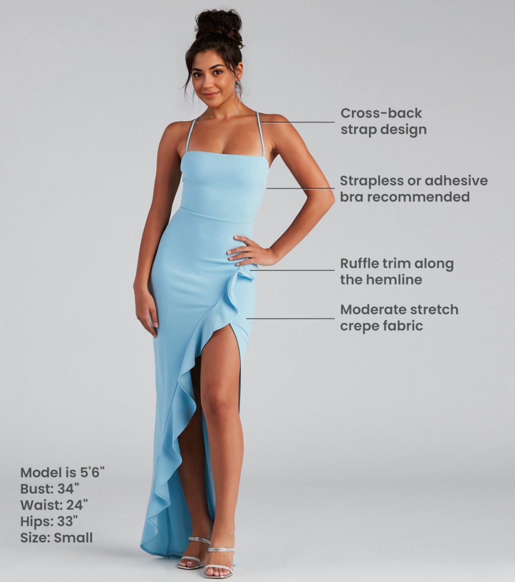 Tiffany Sleeveless High Slit Formal Dress