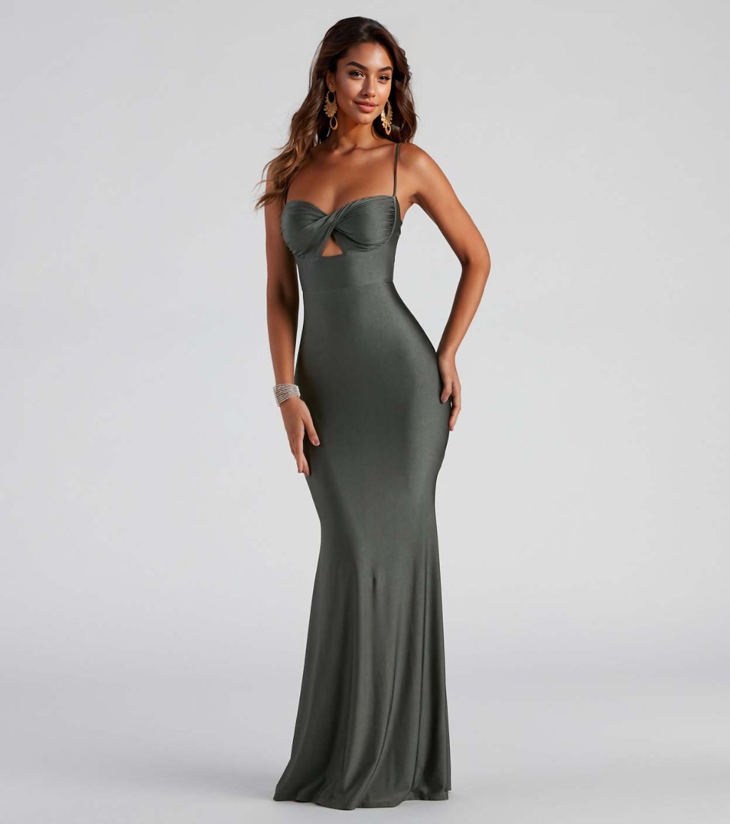 Eliza Sleeveless Formal Mermaid Dress