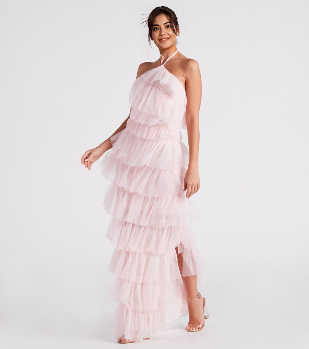 Alexandra Formal Tulle Long Dress