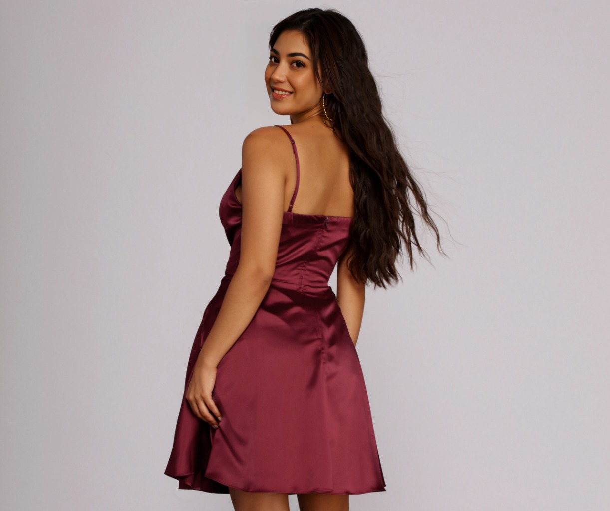 Emme Satin Party Dress