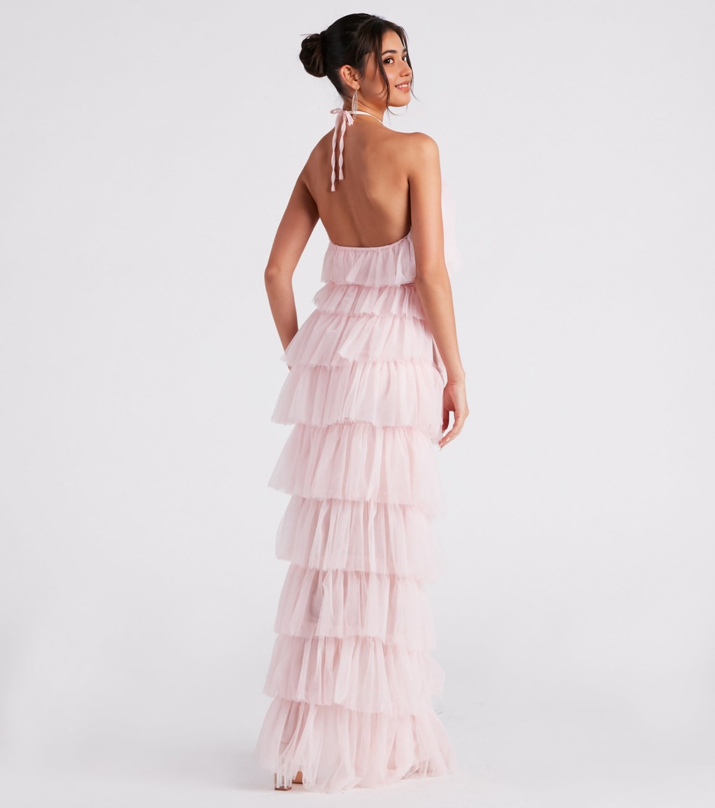 Alexandra Formal Tulle Long Dress