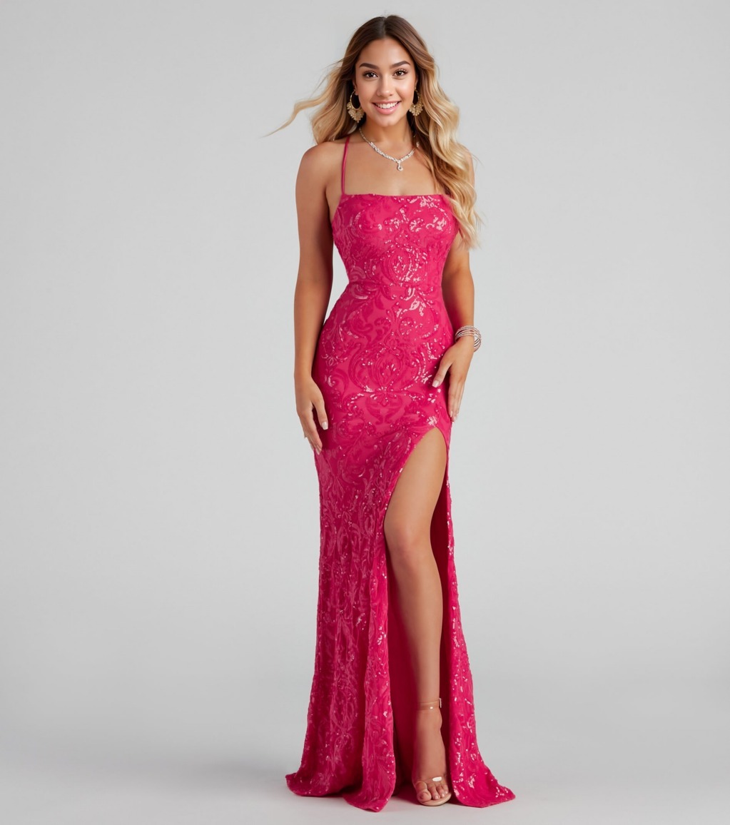 Rowena Sequin Mermaid Dress