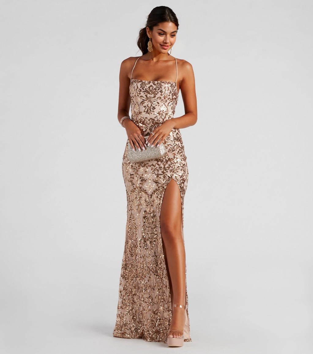 Formal Sequin Mermaid Dress