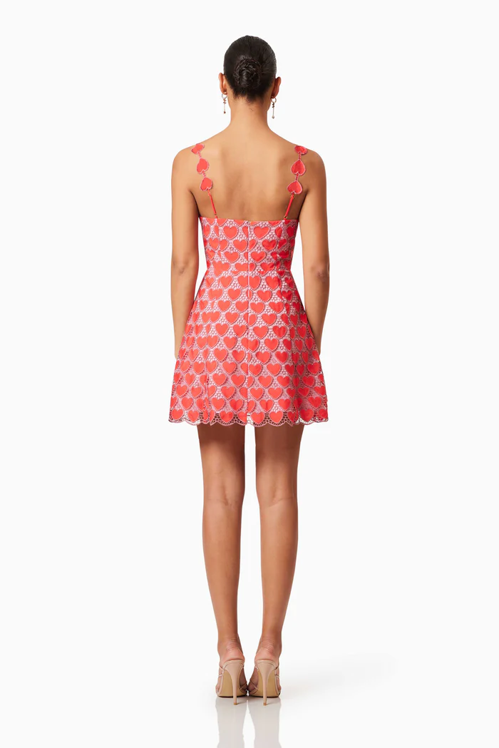 Heartthrob Mini Dress In Red