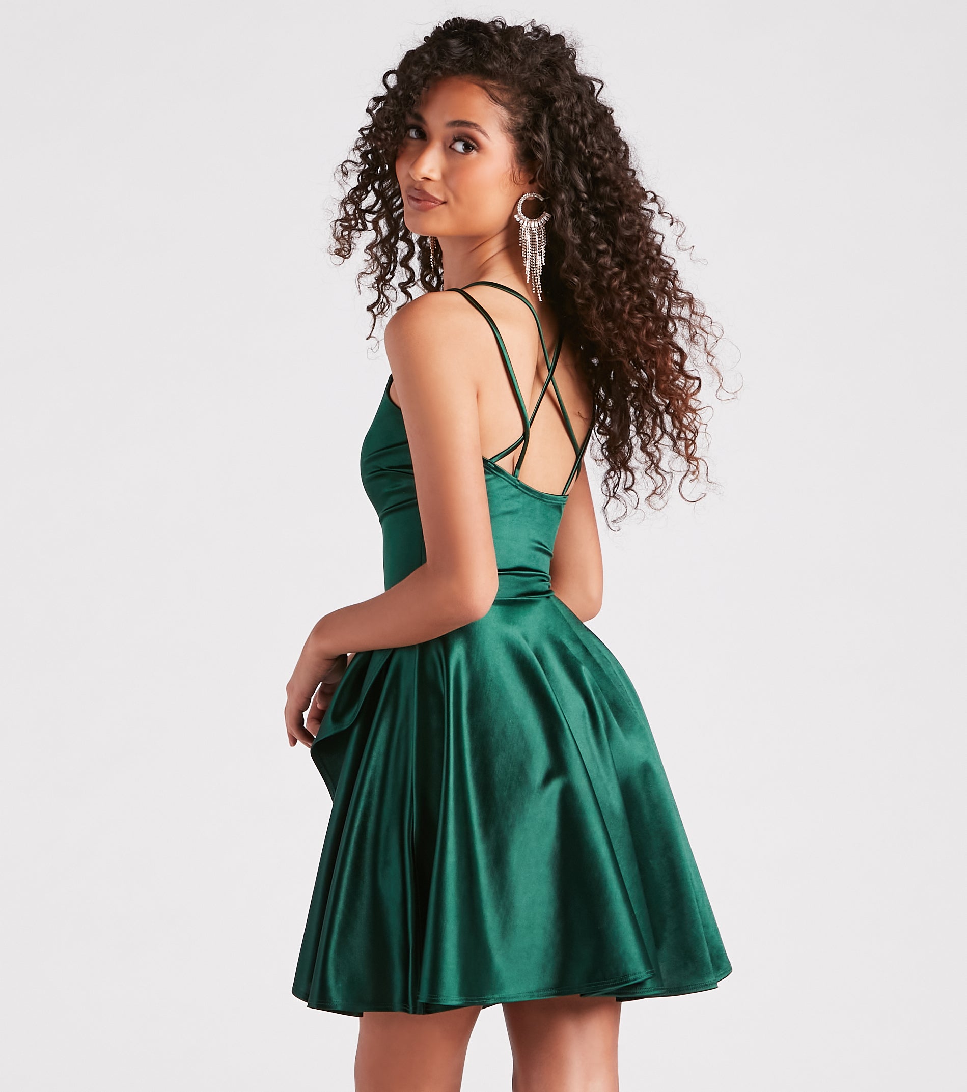 Dancing Diva Satin Skater Dress
