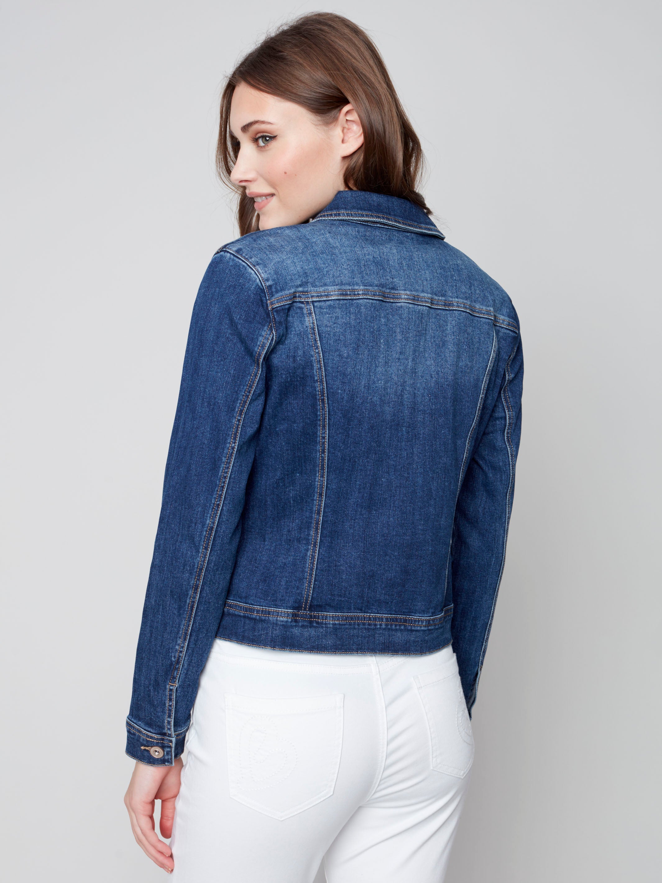 Stretch Denim Jacket - Indigo