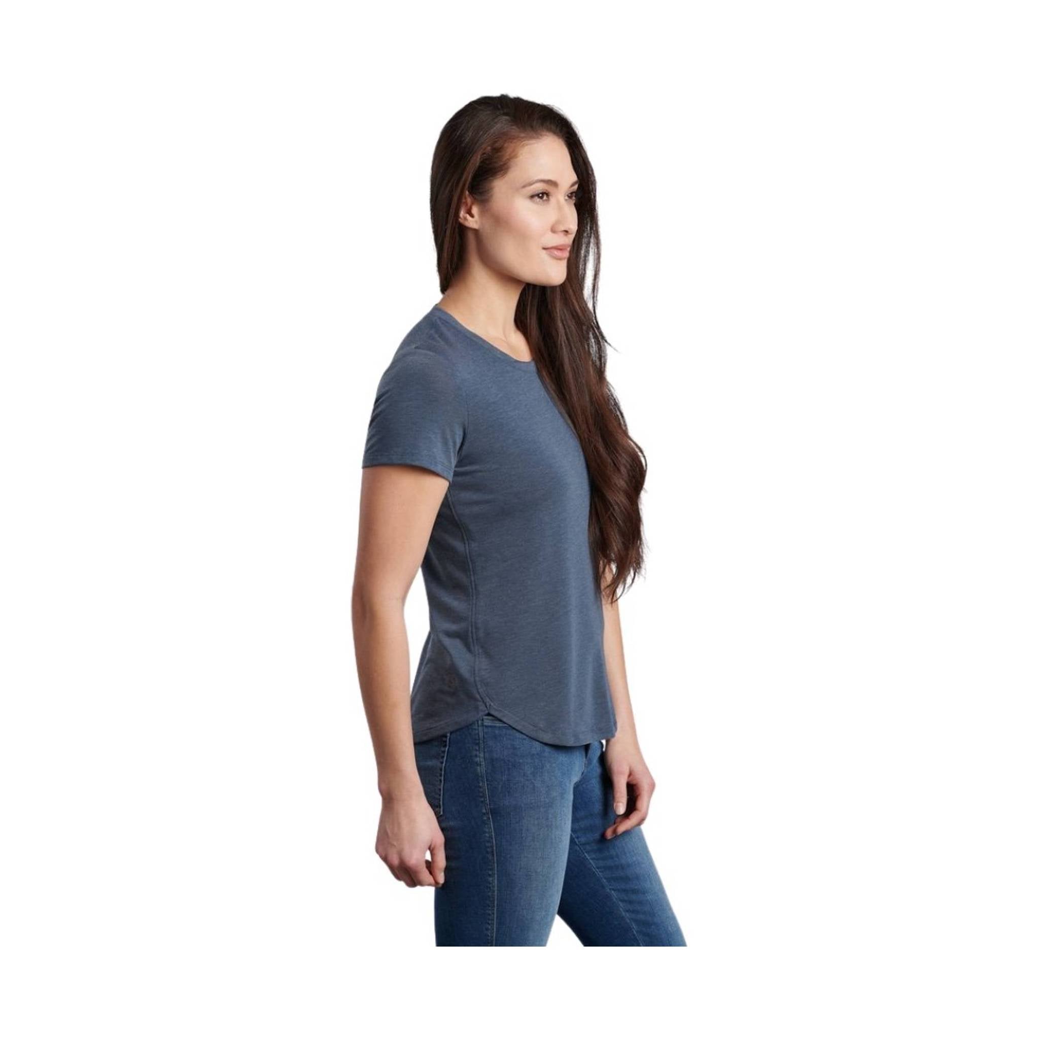 Kuhl Women's Konstance Short Sleeve Tee - Metal Blue