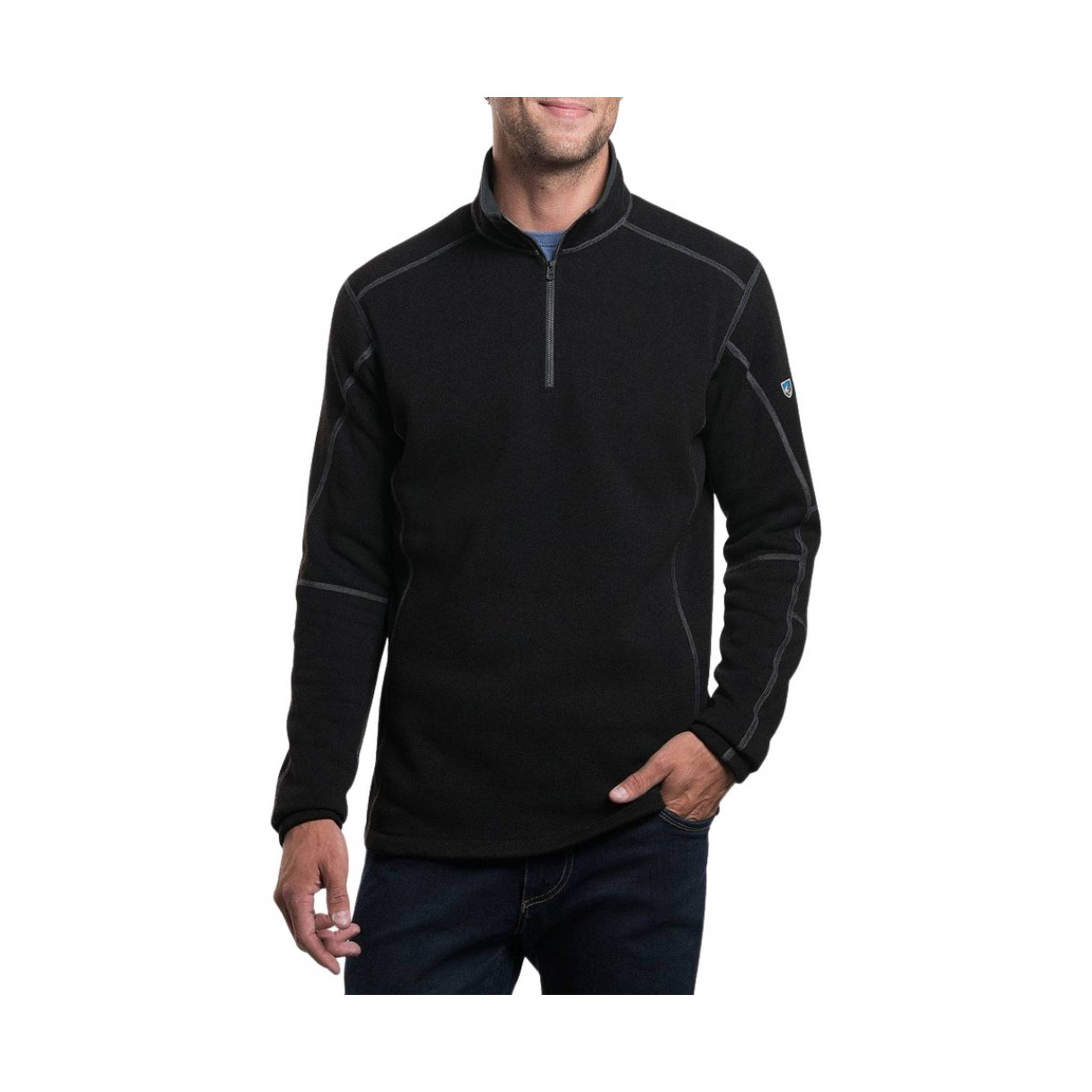 Kuhl Men's Revel Quarter-Zip Sweater - Black