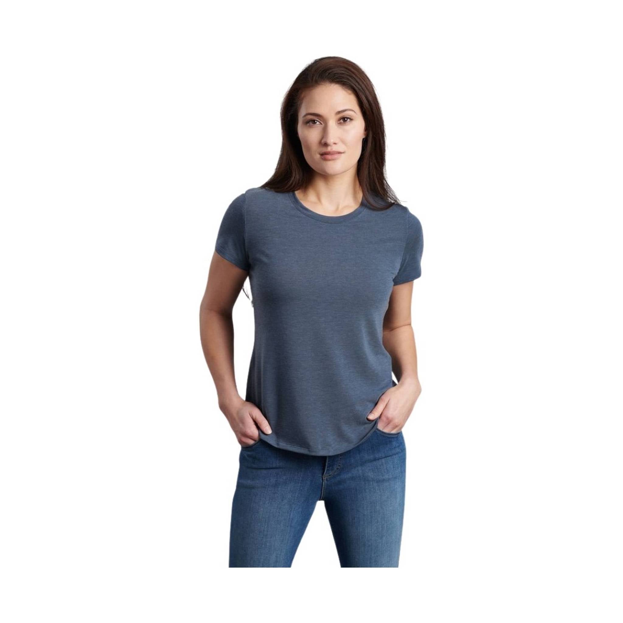 Kuhl Women's Konstance Short Sleeve Tee - Metal Blue